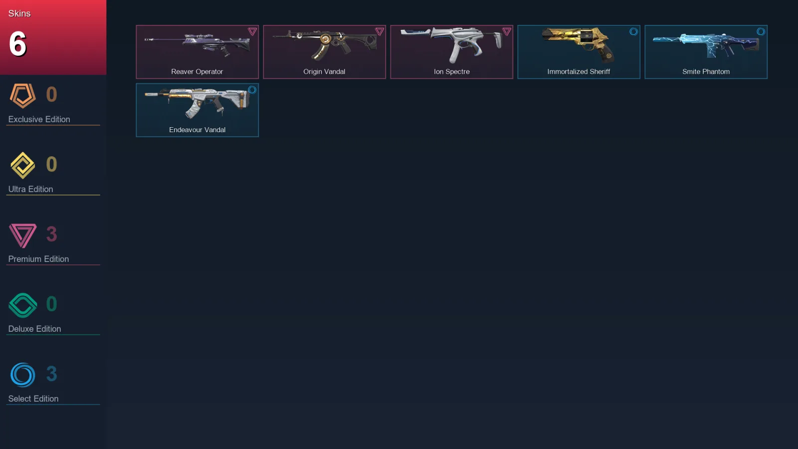 EU | Lv62 | Unranked | 6 Skin | 18 Agent | 26 Buddy