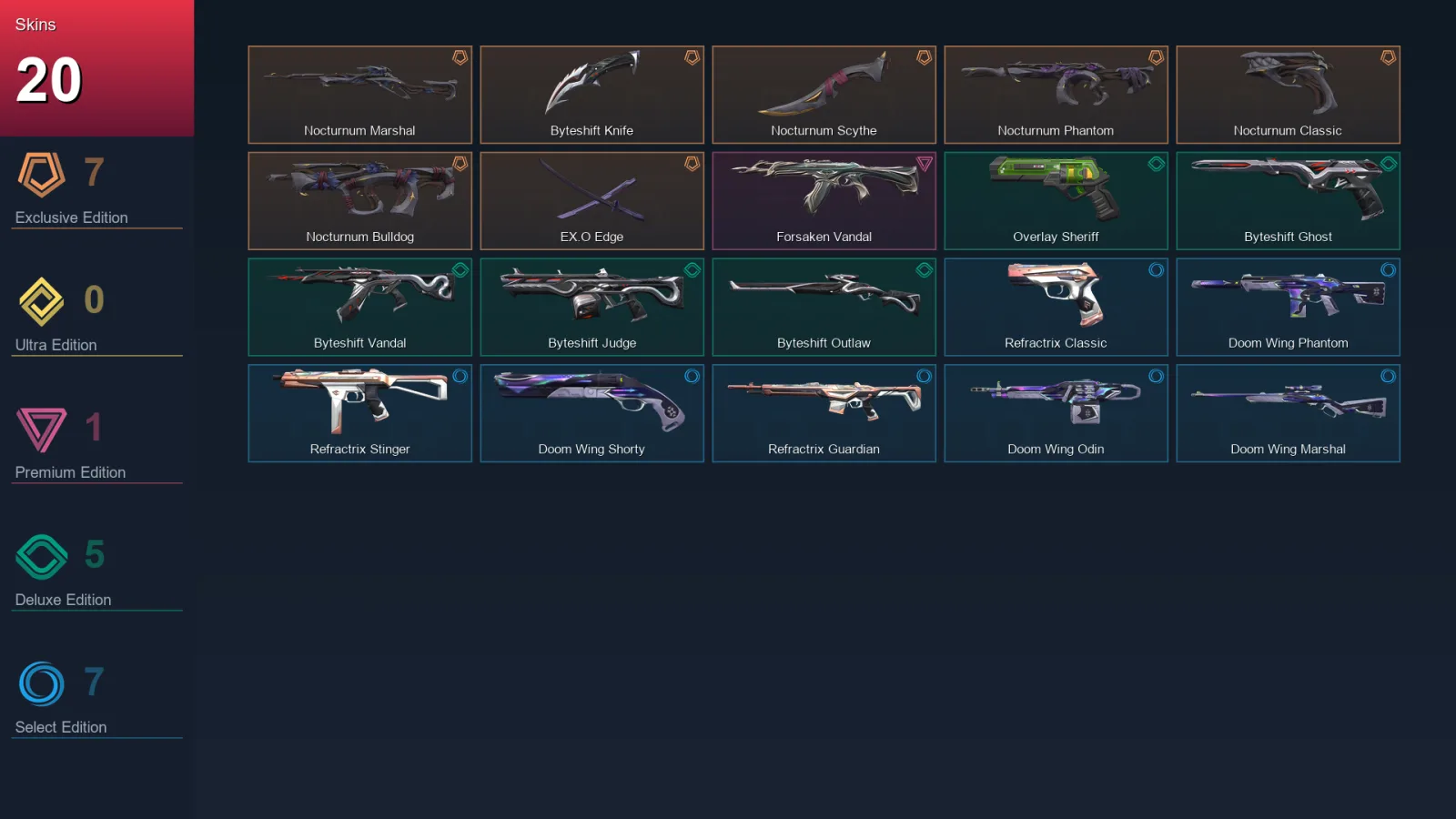 AP | Lv81 | Unranked | 20 Skin | 27 Agent | 52 Buddy — Valorant account