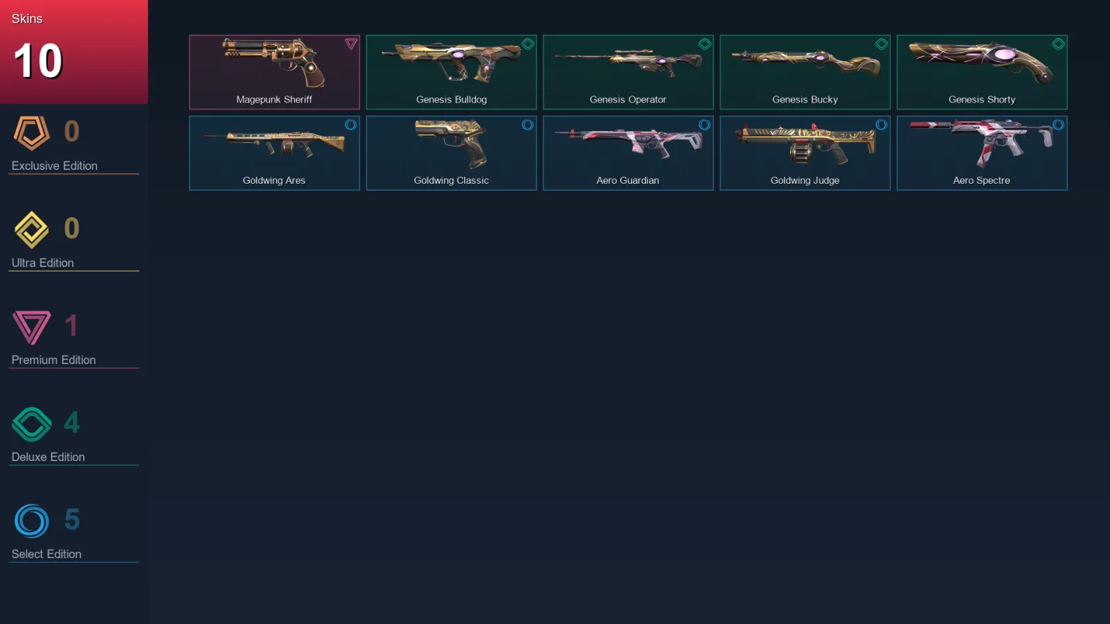 NA | Lv23 | Unranked | 10 Skin | 9 Agent | 9 Buddy