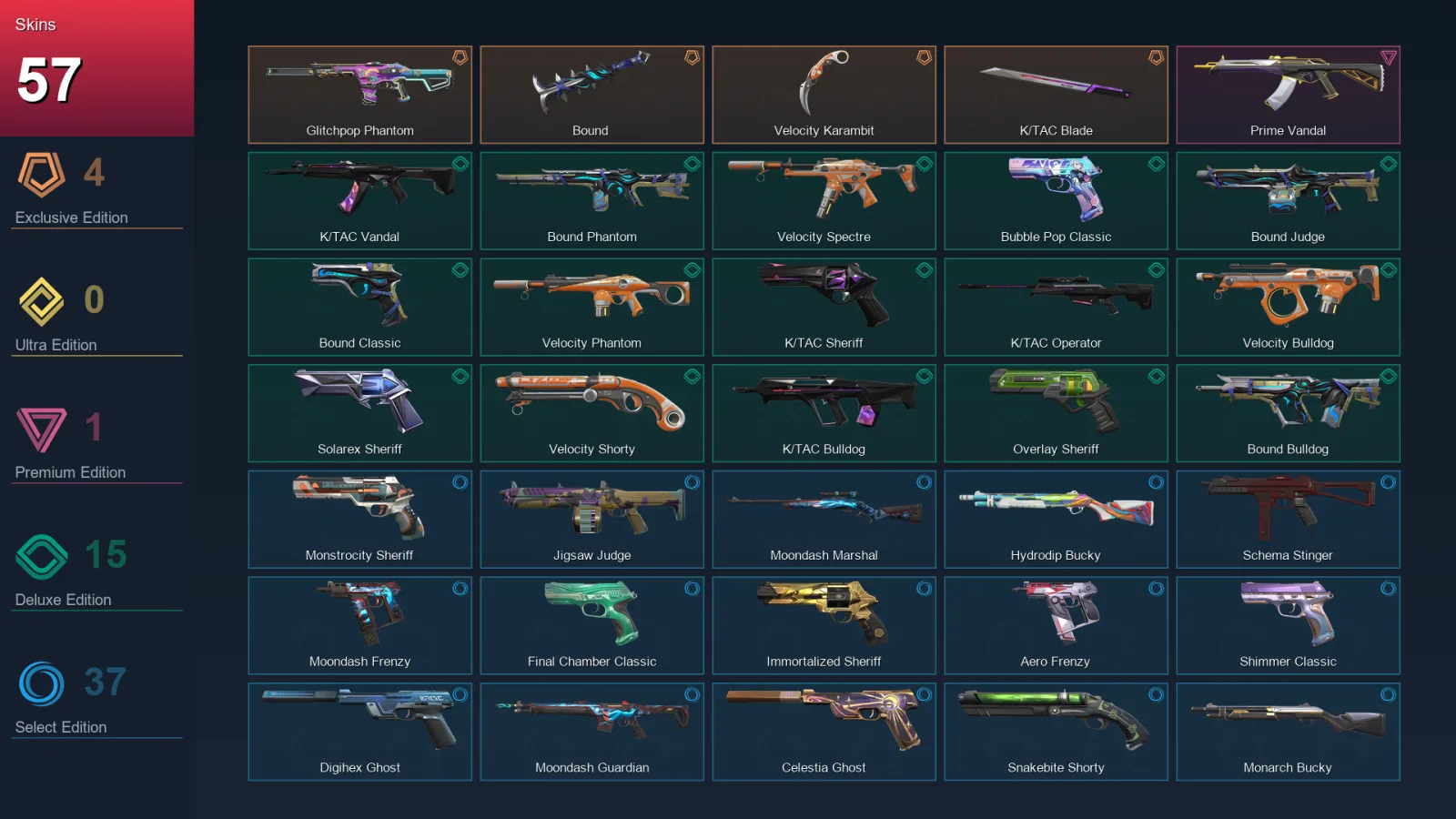 NA | Lv311 | Unranked | 57 Skin | 27 Agent | 146 Buddy — Unranked / Smurf Valorant