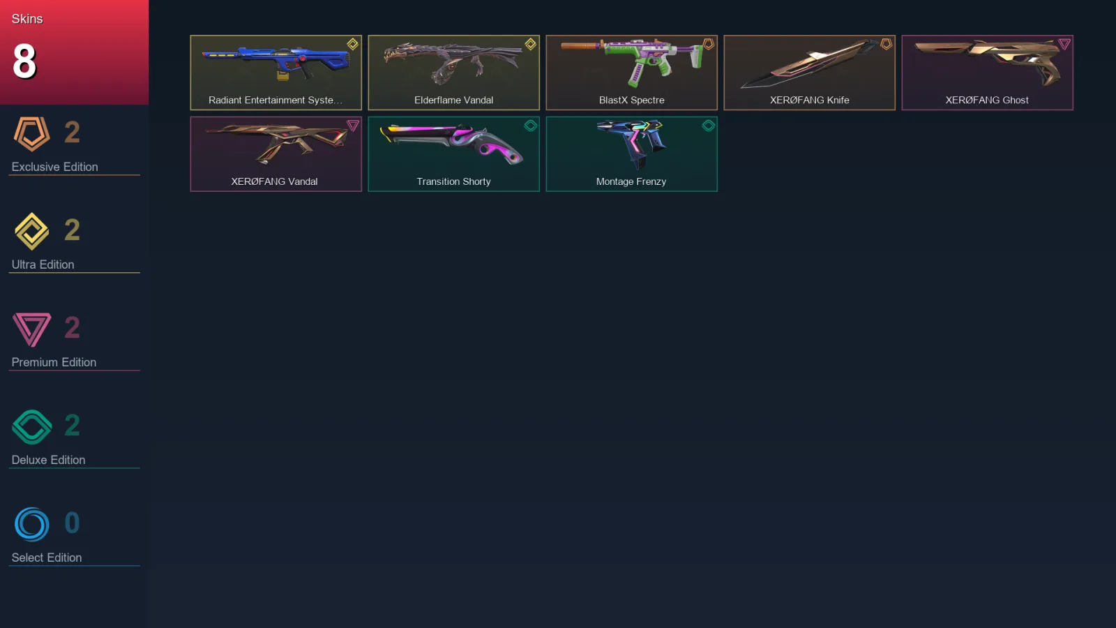 AP | Lv99 | Unranked | 8 Skin | 29 Agent | 41 Buddy — Valorant account