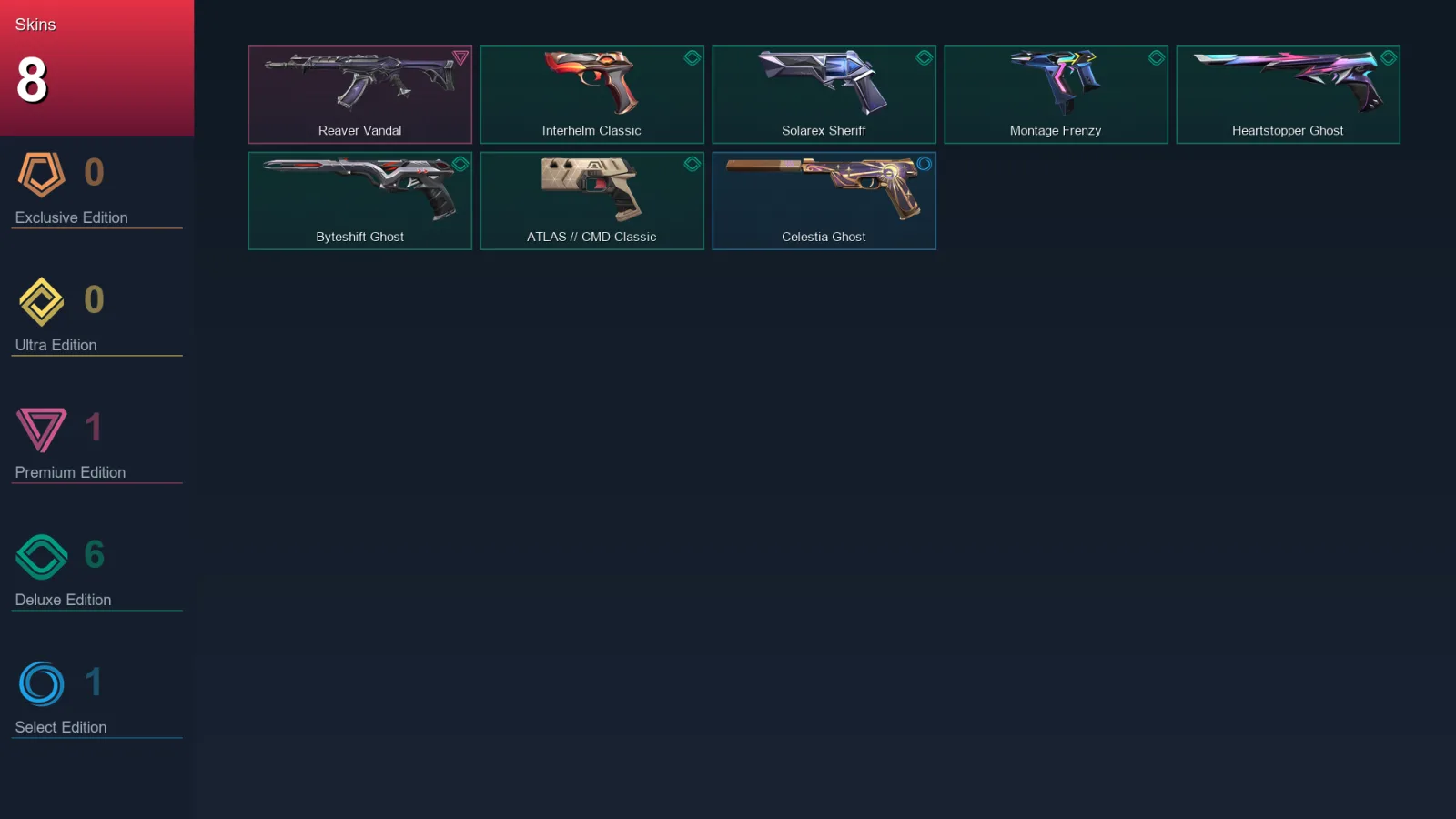AP | Lv203 | Unranked | 8 Skin | 28 Agent | 48 Buddy
