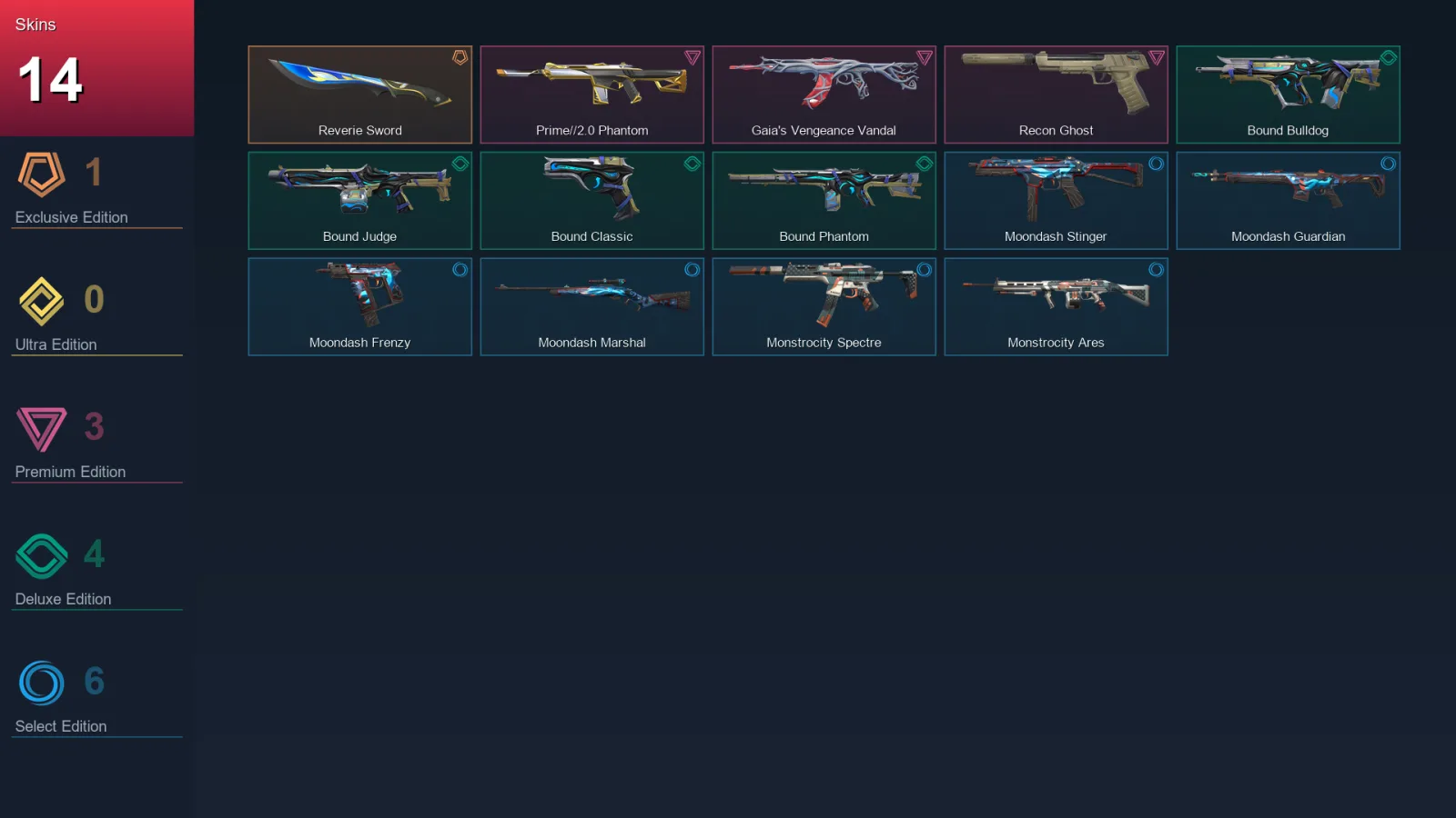 AP | Lv71 | Unranked | 14 Skin | 23 Agent | 44 Buddy — Valorant account