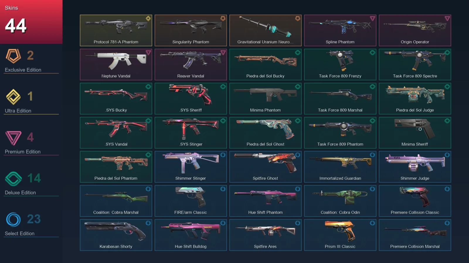 NA | Lv85 | Unranked | 44 Skin | 25 Agent | 55 Buddy