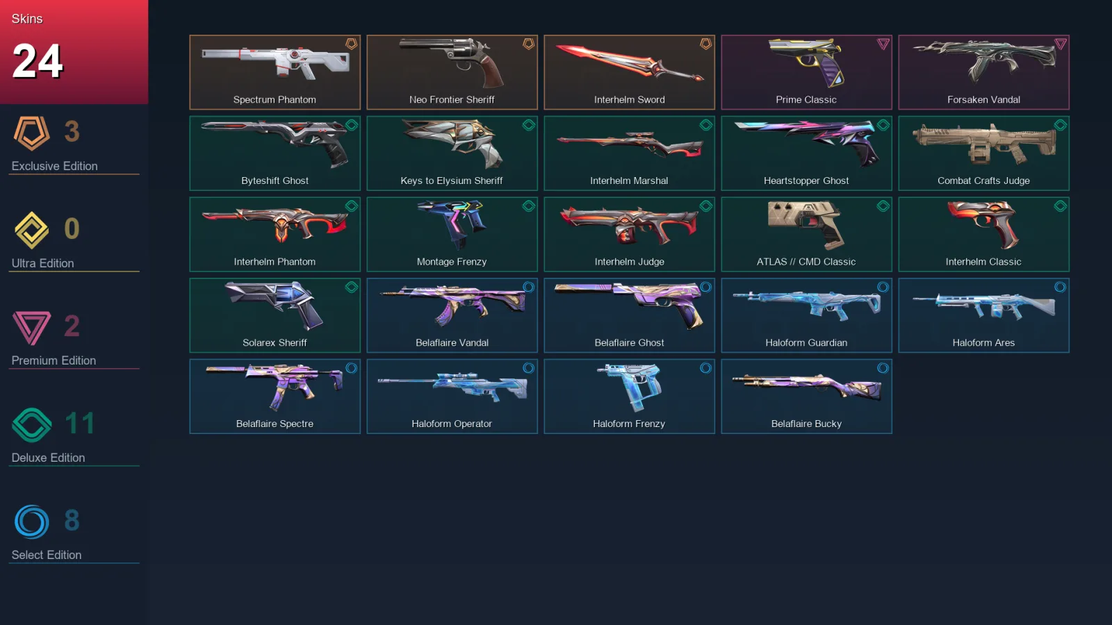 BR | Lv149 | Unranked | 24 Skin | 29 Agent | 53 Buddy