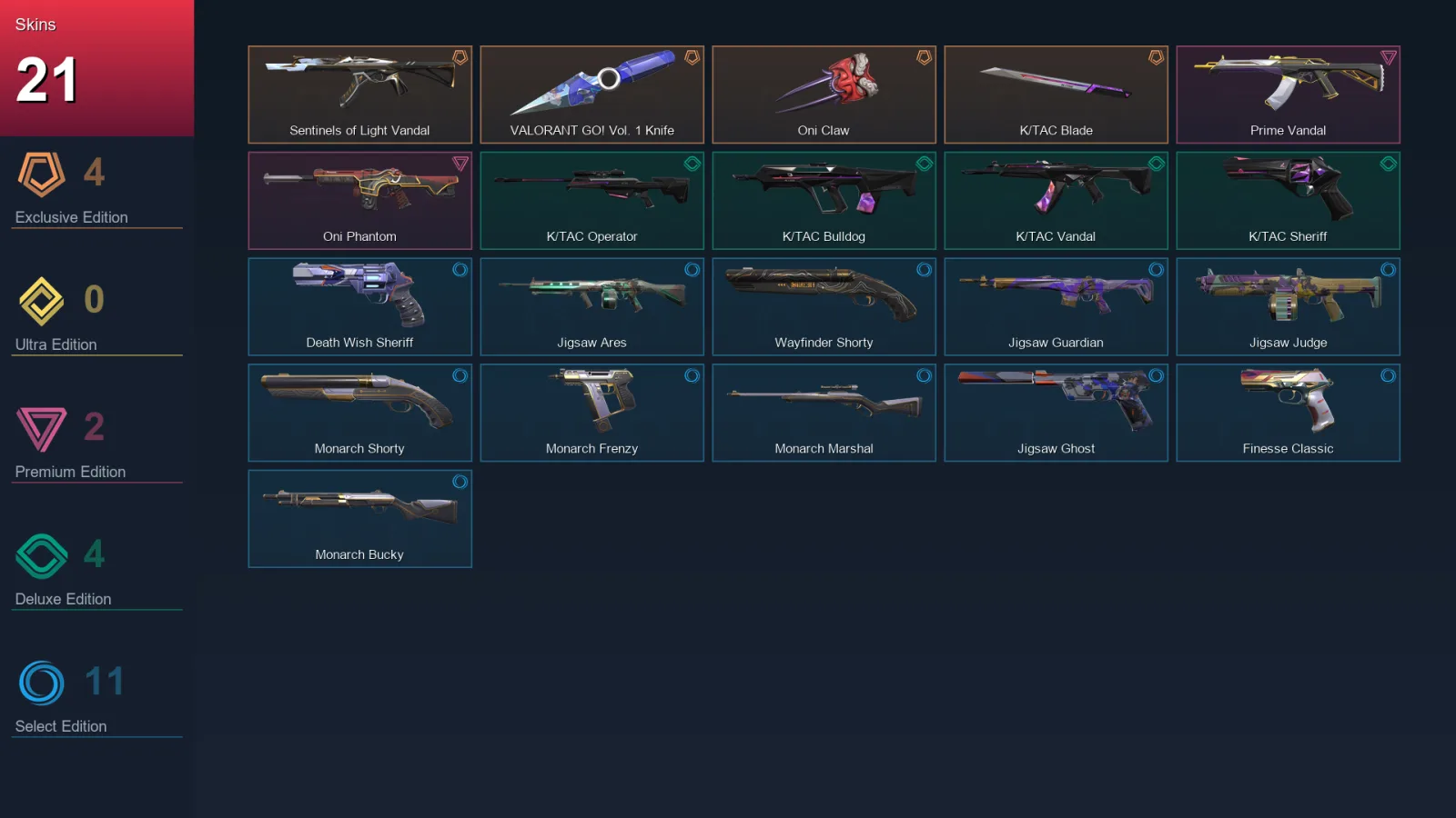 EU | Lv93 | Unranked | 21 Skin | 25 Agent | 53 Buddy