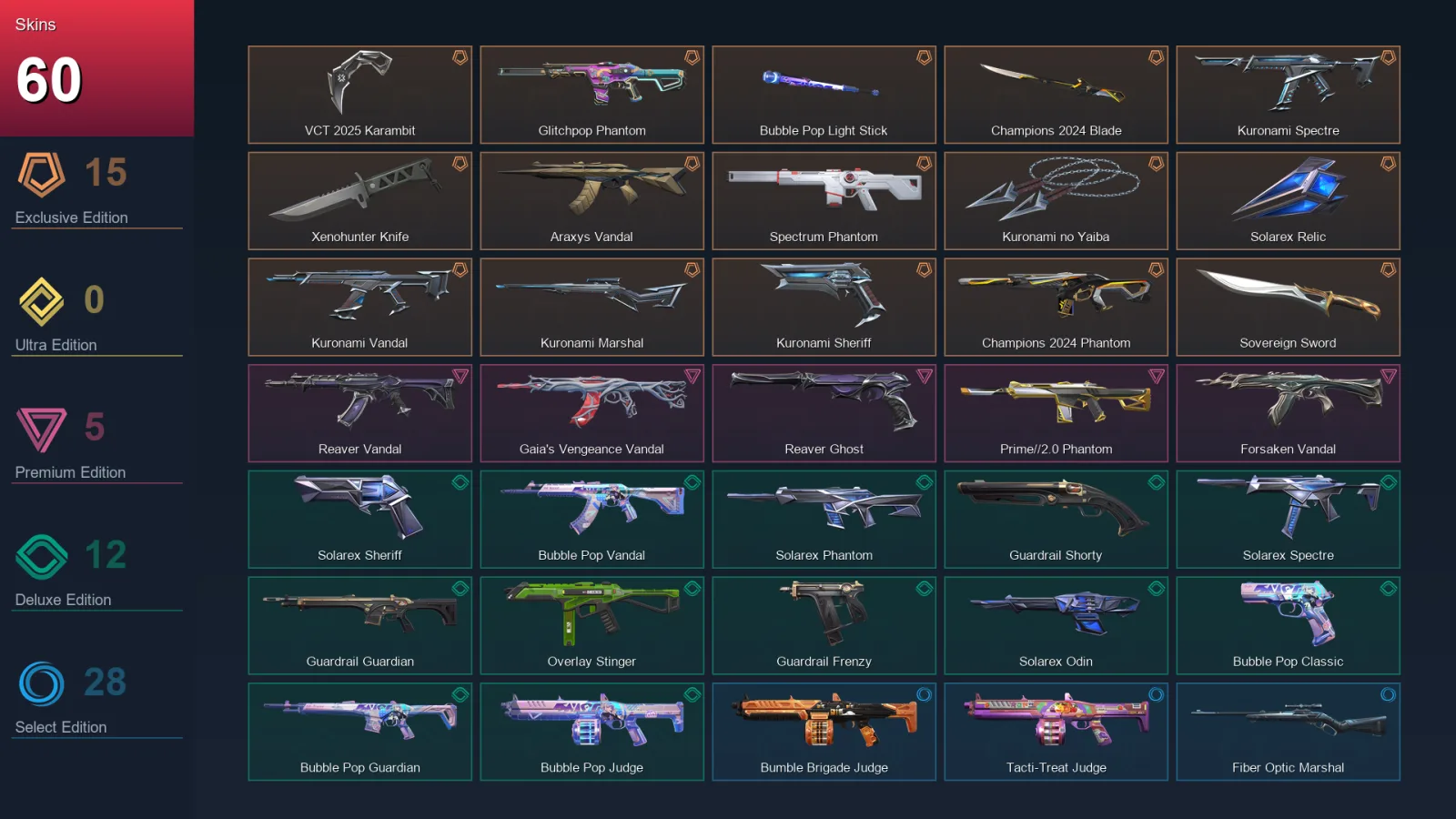 AP | Lv79 | Unranked | 60 Skin | 23 Agent | 71 Buddy — Valorant account