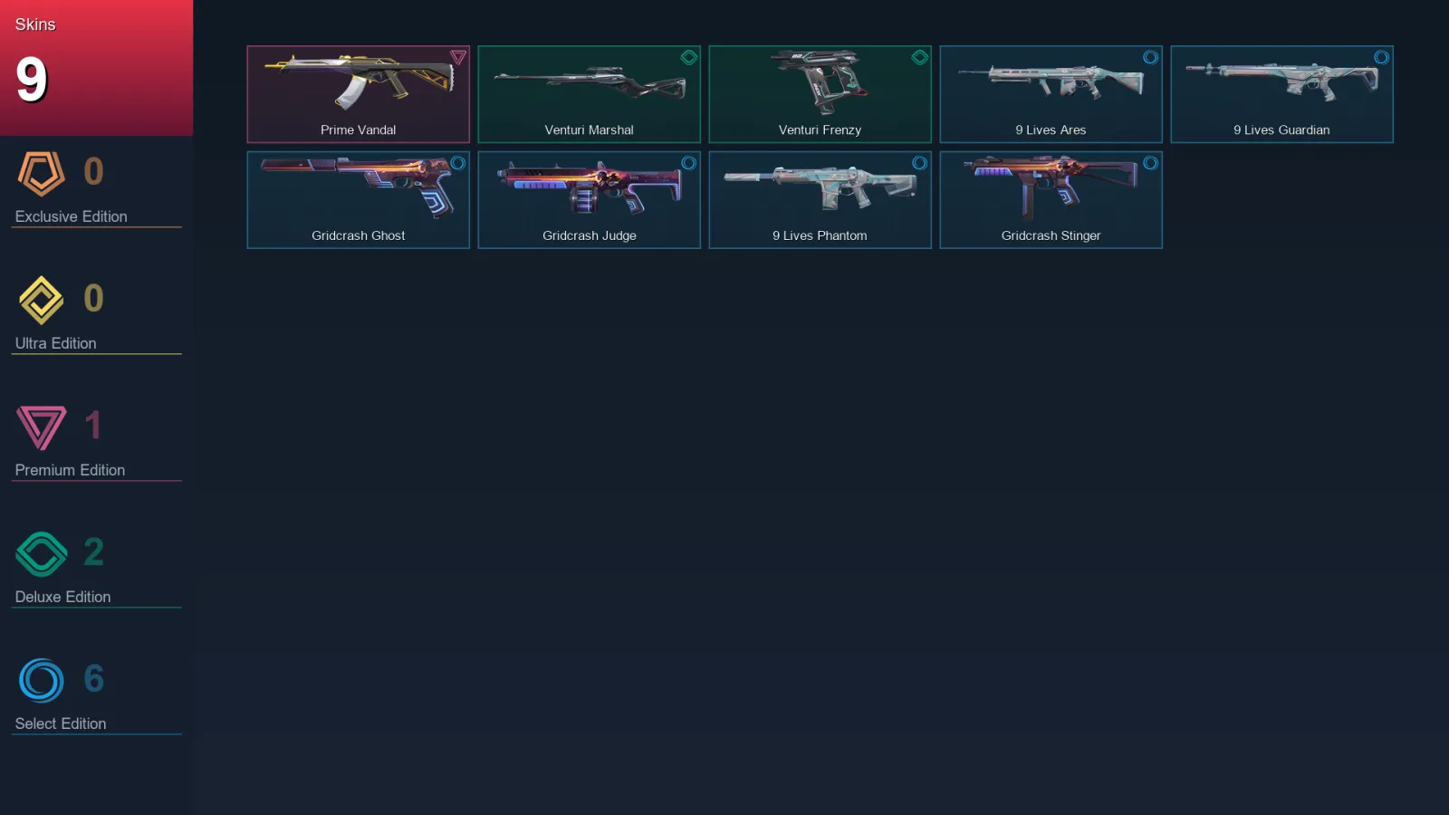 AP | Lv31 | Unranked | 9 Skin | 11 Agent | 14 Buddy