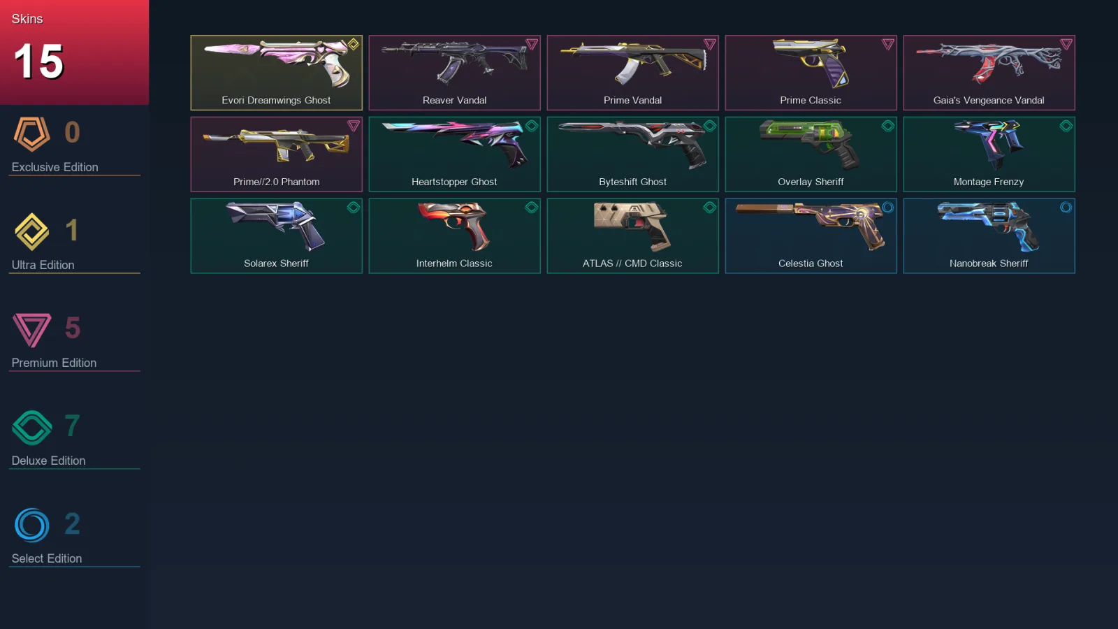 BR | Lv170 | Unranked | 15 Skin | 28 Agent | 53 Buddy