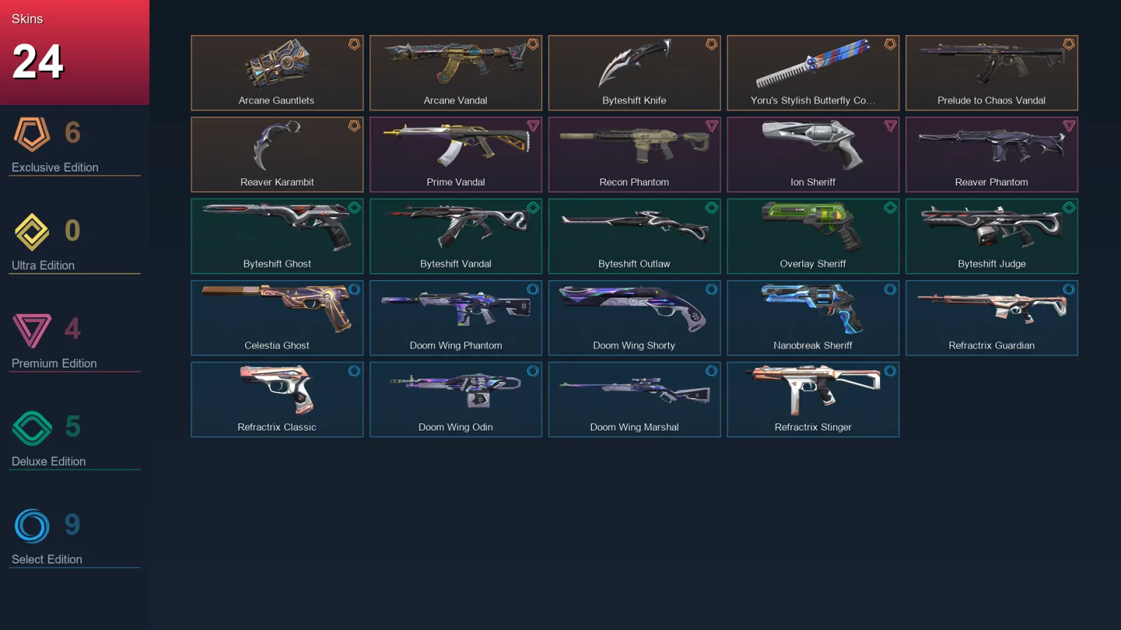 BR | Lv90 | Unranked | 24 Skin | 22 Agent | 41 Buddy