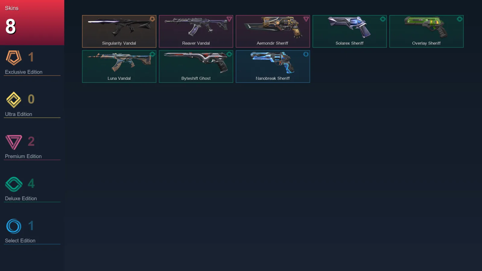 BR | Lv140 | Unranked | 8 Skin | 28 Agent | 26 Buddy