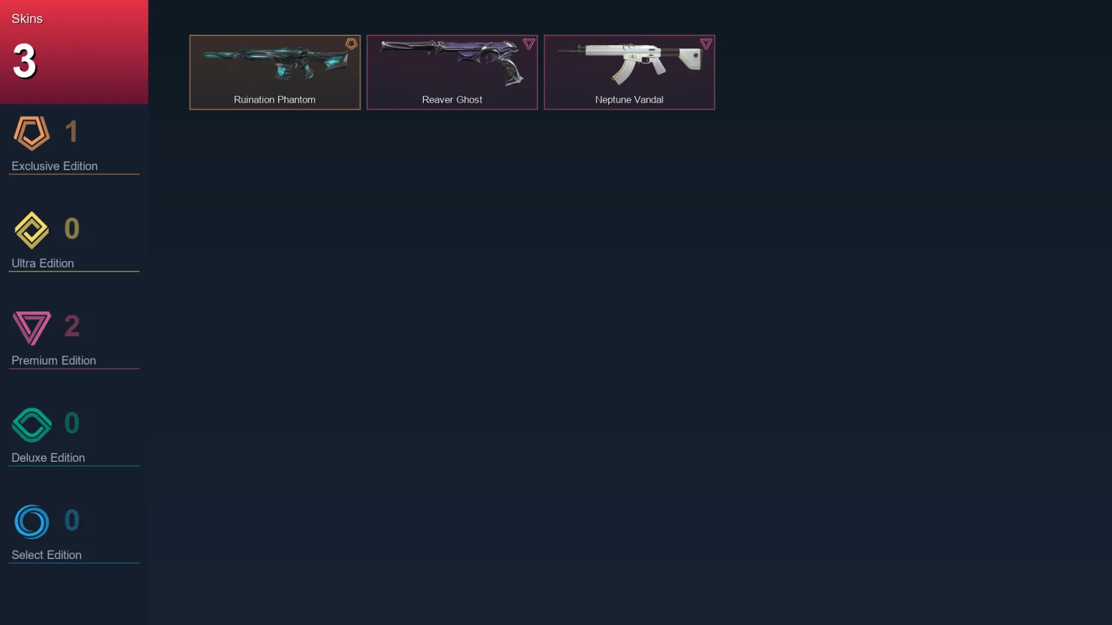 AP | Lv40 | Unranked | 3 Skin | 13 Agent | 14 Buddy