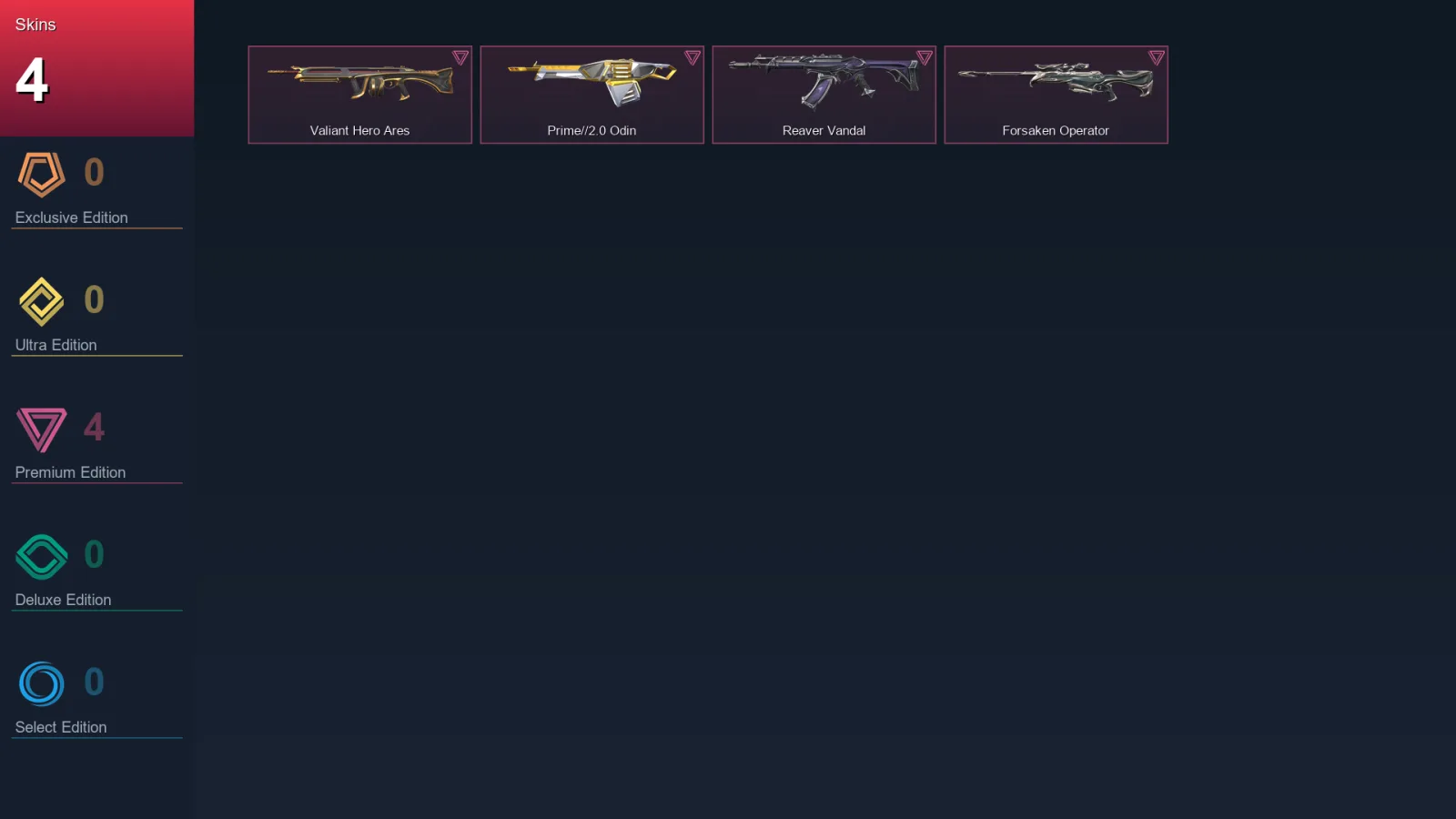 AP | Lv32 | Unranked | 4 Skin | 12 Agent | 12 Buddy