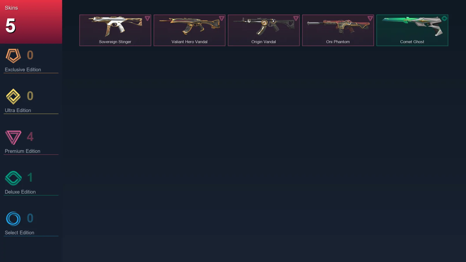 AP | Lv36 | Unranked | 5 Skin | 12 Agent | 8 Buddy