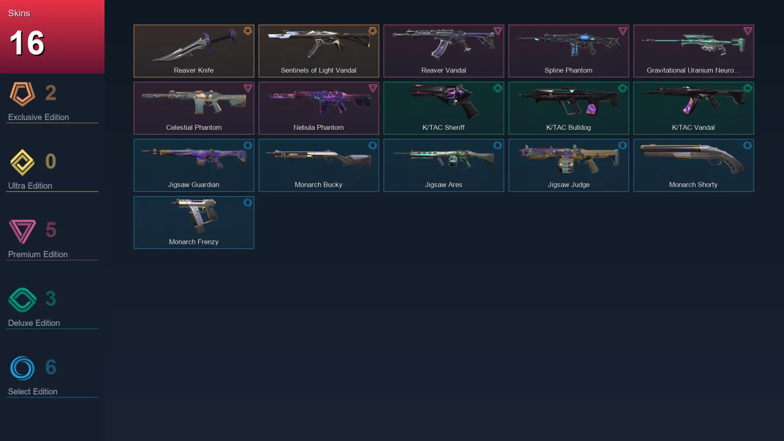 EU | Lv32 | Unranked | 16 Skin | 17 Agent | 19 Buddy
