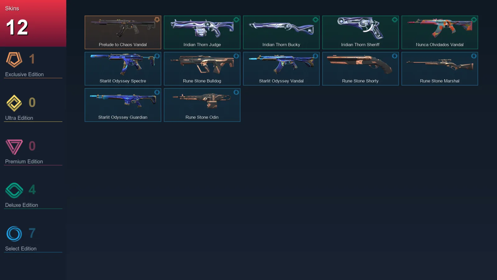 EU | Lv52 | Unranked | 12 Skin | 15 Agent | 25 Buddy — Valorant account