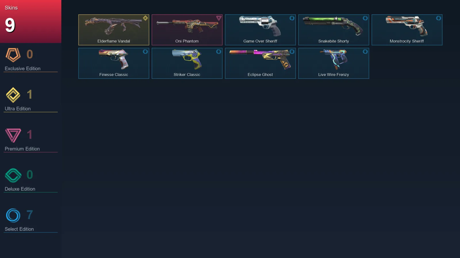 AP | Lv162 | Unranked | 9 Skin | 25 Agent | 69 Buddy