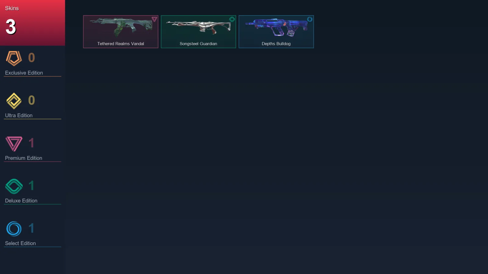 NA | Lv1 | Unranked | 3 Skin | 6 Agent | 3 Buddy
