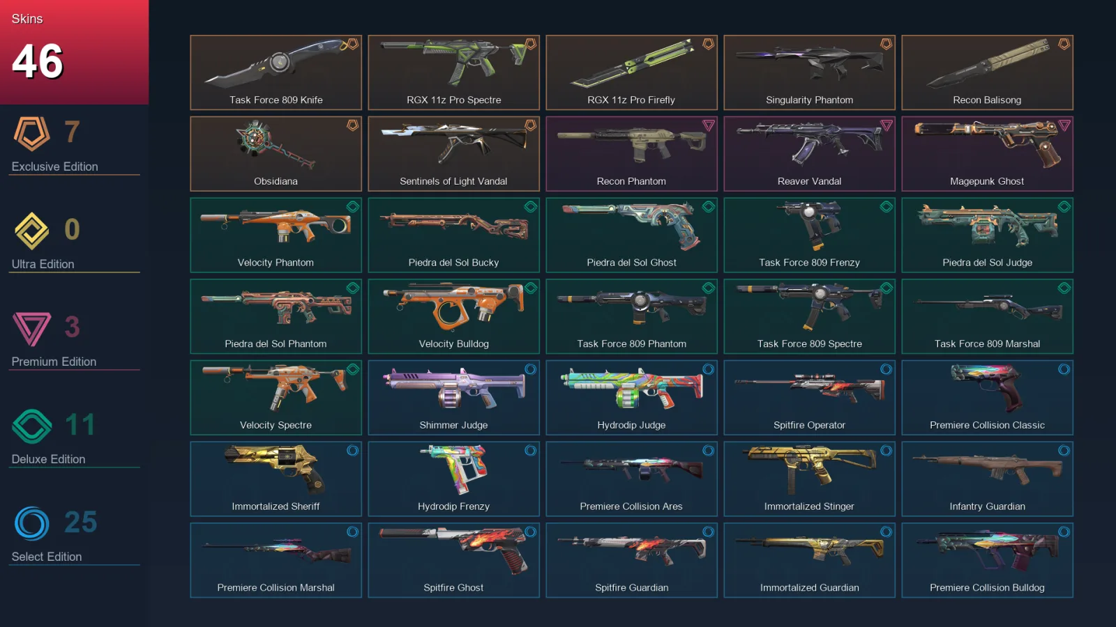 NA | Lv88 | Unranked | 46 Skin | 21 Agent | 44 Buddy — Valorant account