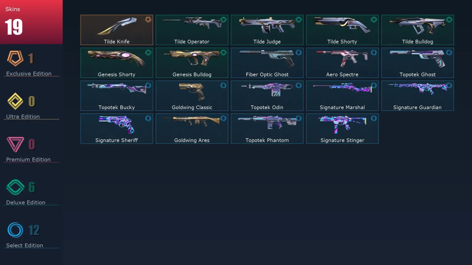 [Valorant] | EU | Level 106 | 25 Agents | 19 Skins — Valorant account