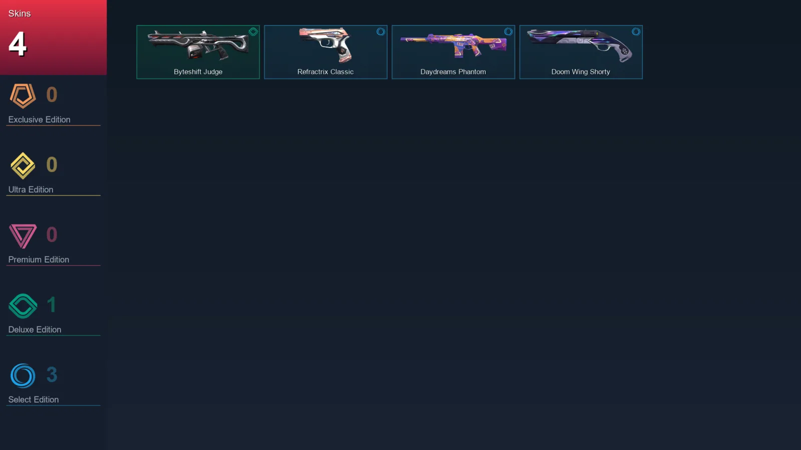 EU | Lv23 | Unranked | 4 Skin | 29 Agent | 7 Buddy