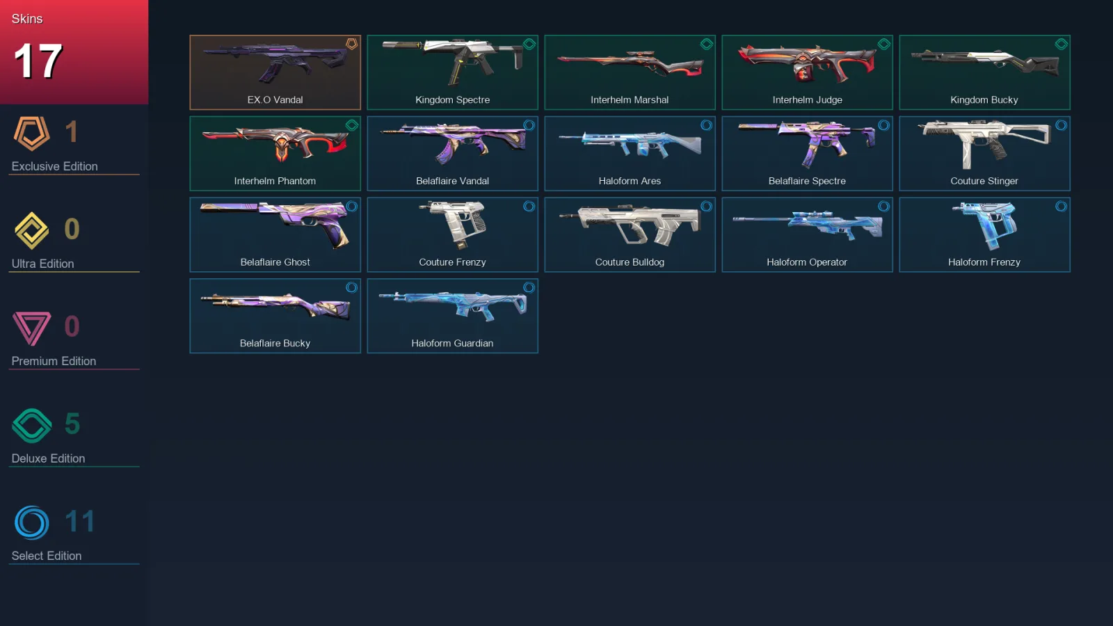 EU | Lv30 | Unranked | 17 Skin | 12 Agent | 19 Buddy — Valorant account