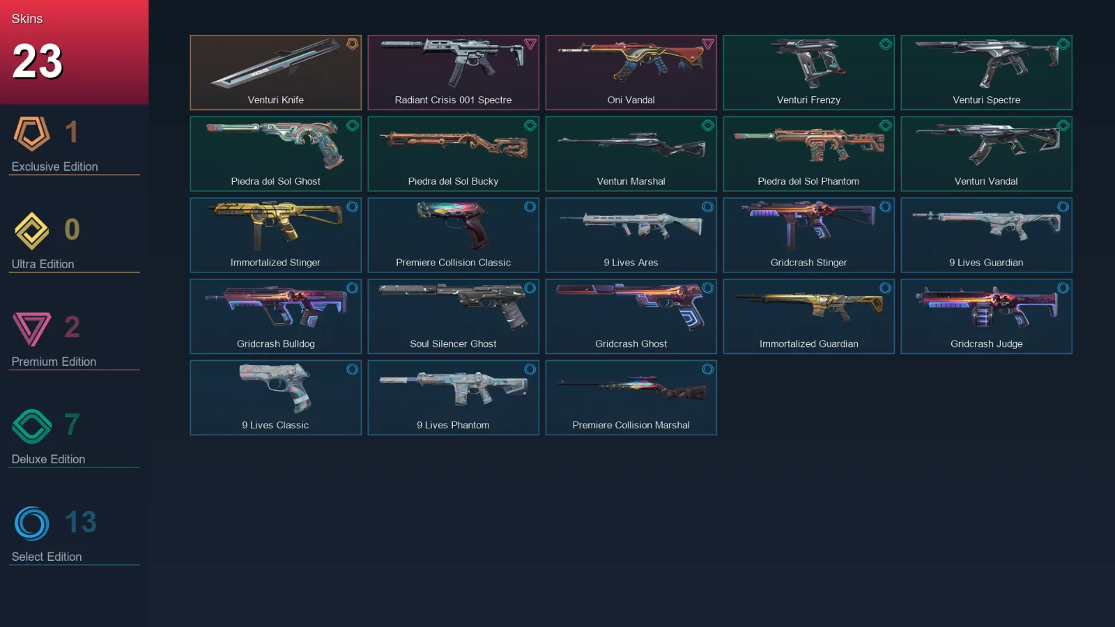 EU | Lv50 | Unranked | 23 Skin | 14 Agent | 26 Buddy