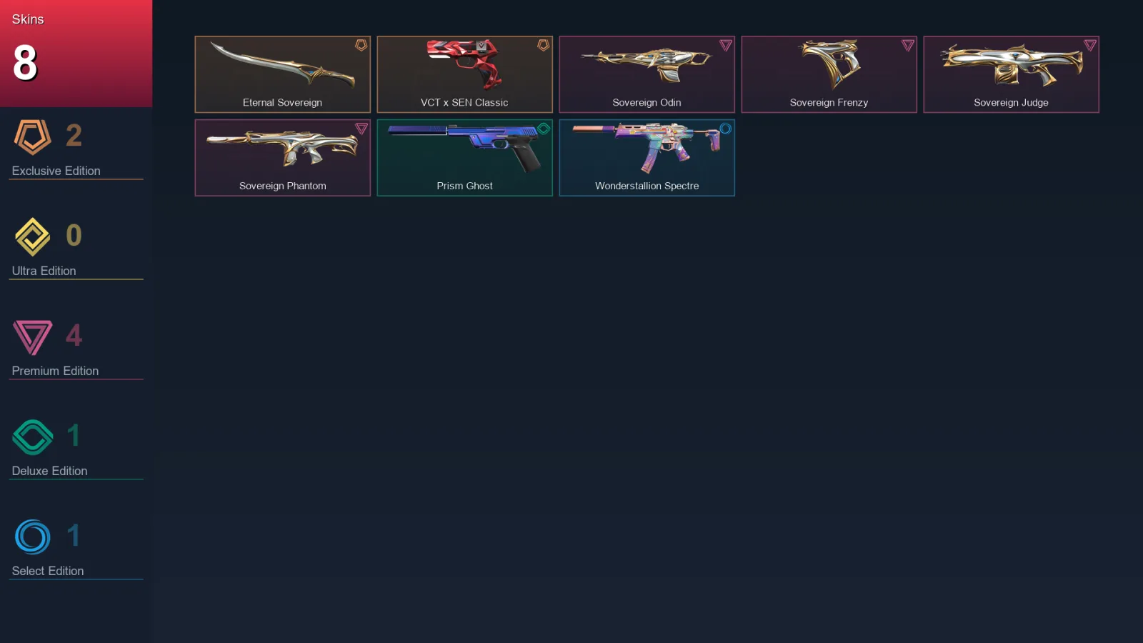 EU | Lv17 | Unranked | 8 Skin | 8 Agent | 7 Buddy — Valorant account
