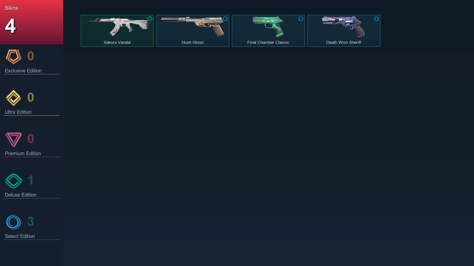 AP | Lv138 | Unranked | 4 Skin | 19 Agent | 53 Buddy