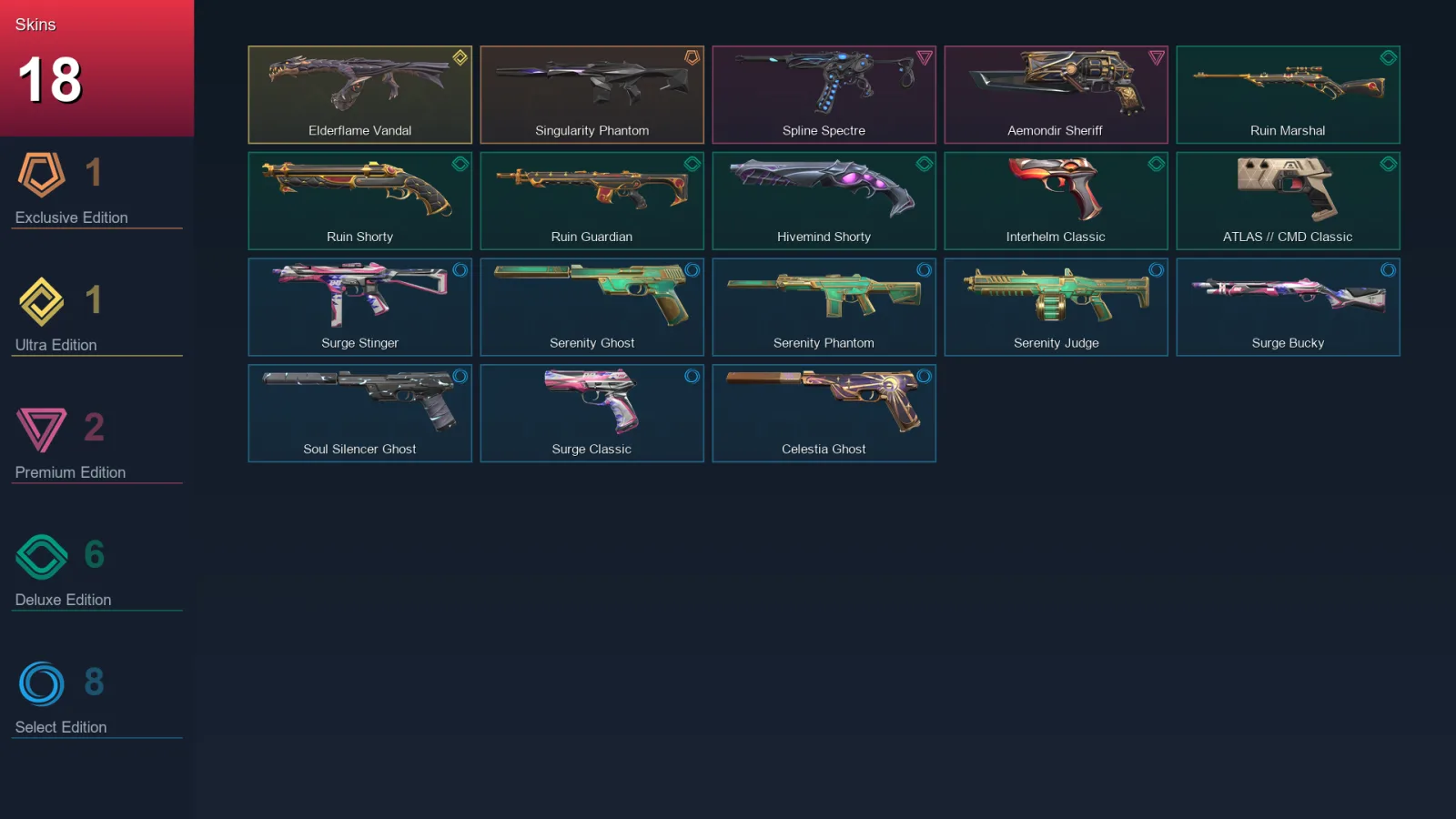 BR | Lv91 | Unranked | 18 Skin | 27 Agent | 44 Buddy — Valorant account