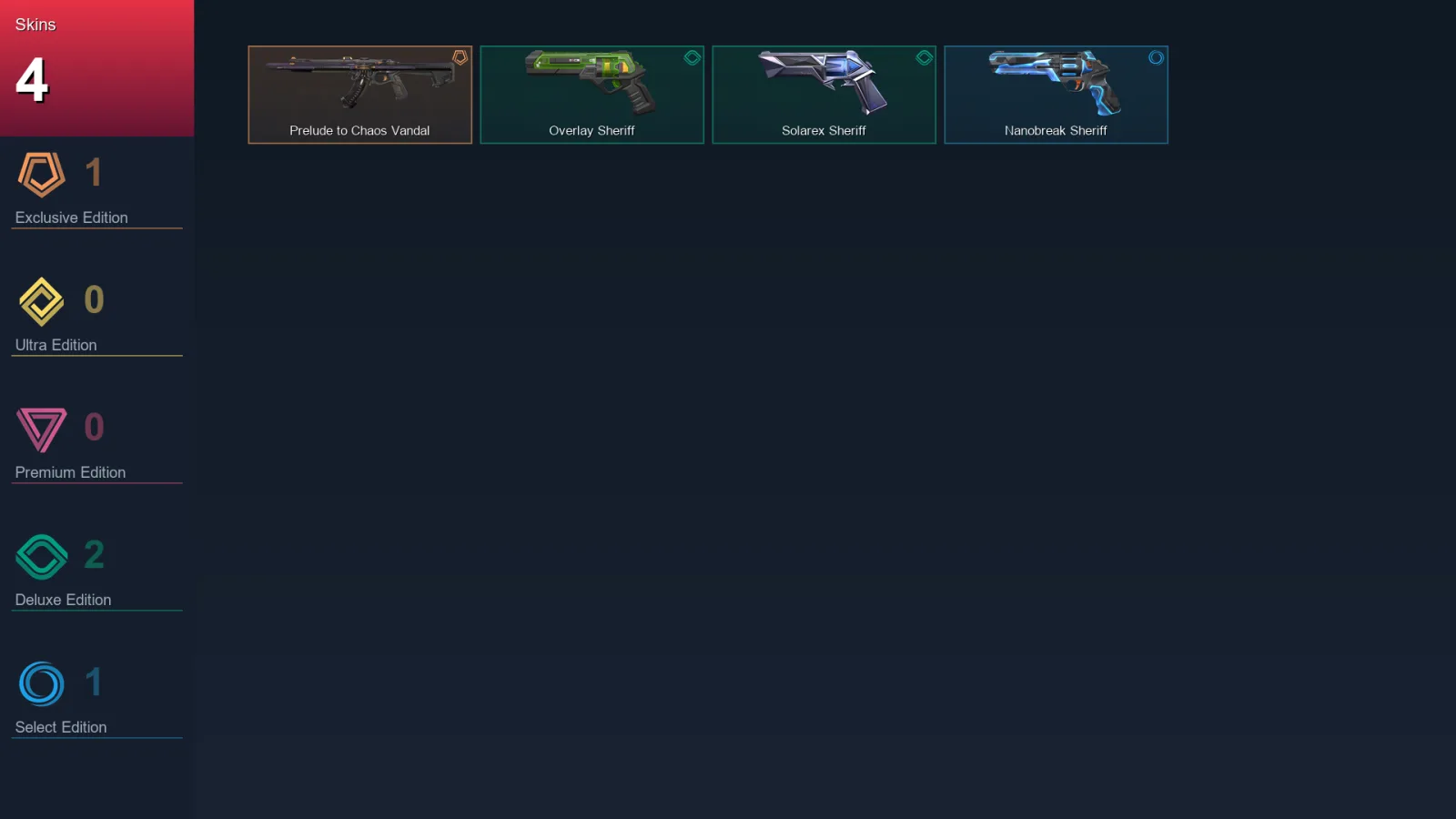AP | Lv88 | Unranked | 4 Skin | 22 Agent | 24 Buddy