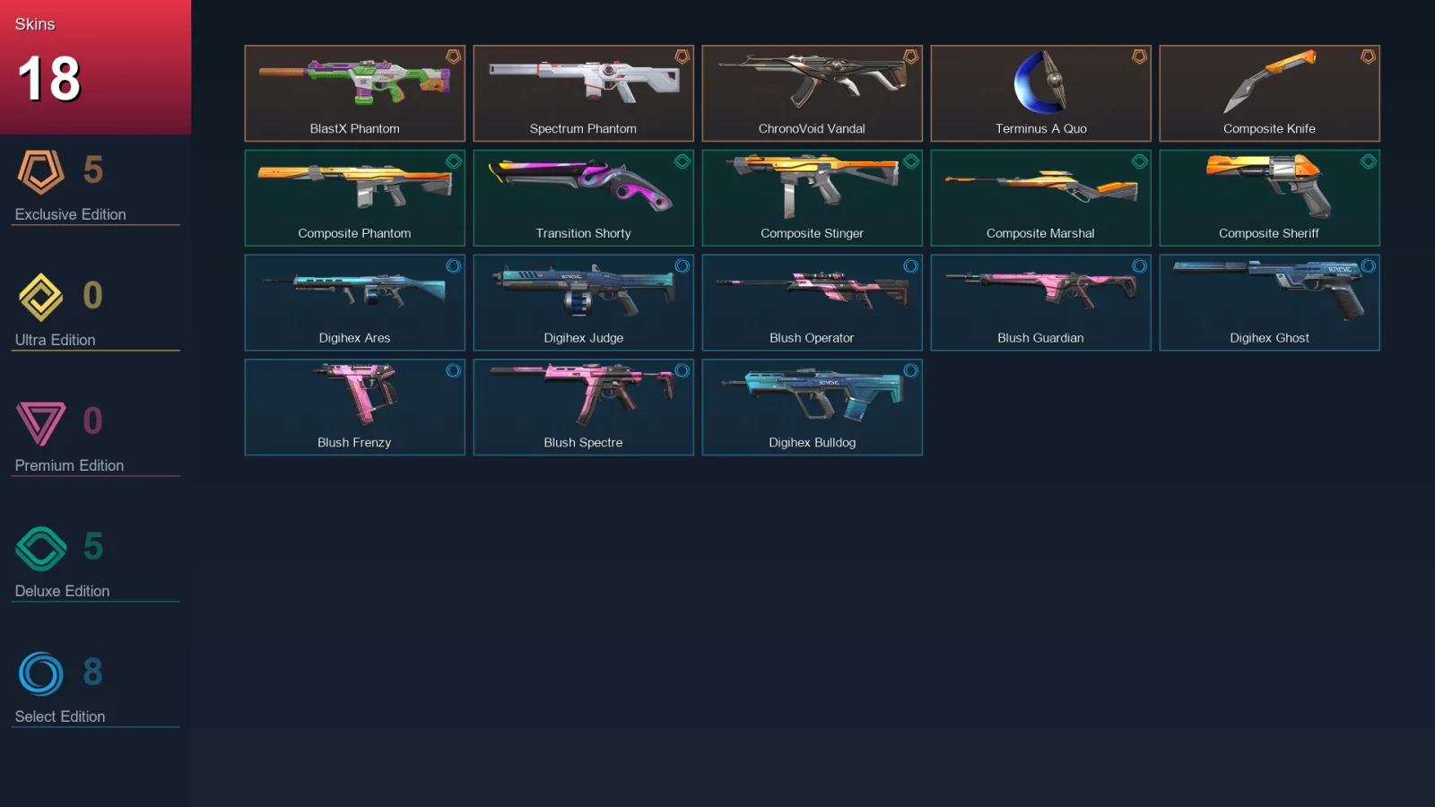AP | Lv70 | Unranked | 18 Skin | 20 Agent | 41 Buddy — Valorant account