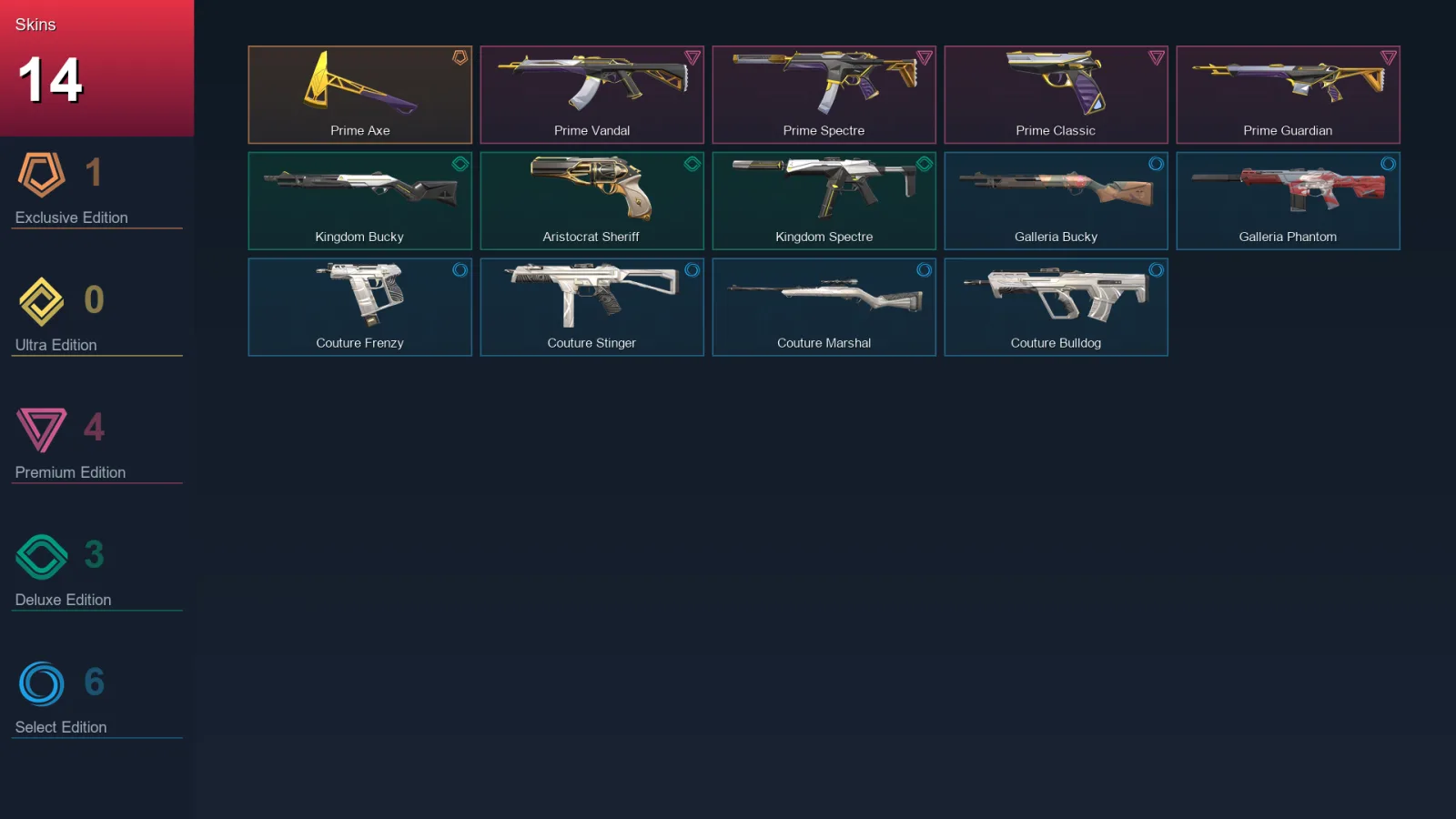 NA | Lv3 | Unranked | 14 Skin | 8 Agent | 10 Buddy — Valorant account