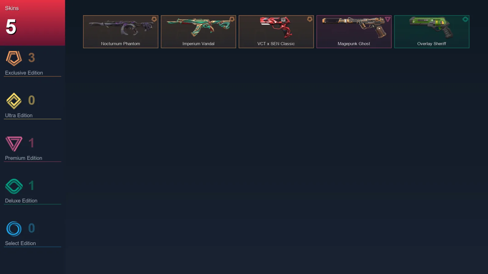 EU | Lv69 | Unranked | 5 Skin | 20 Agent | 27 Buddy