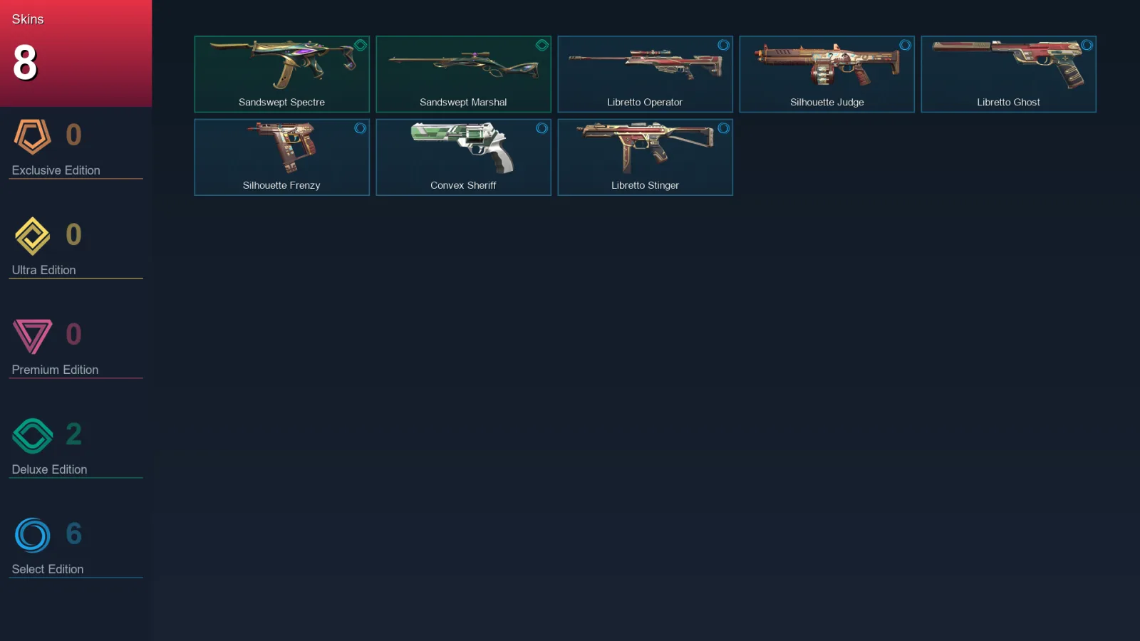AP | Lv19 | Unranked | 8 Skin | 9 Agent | 7 Buddy