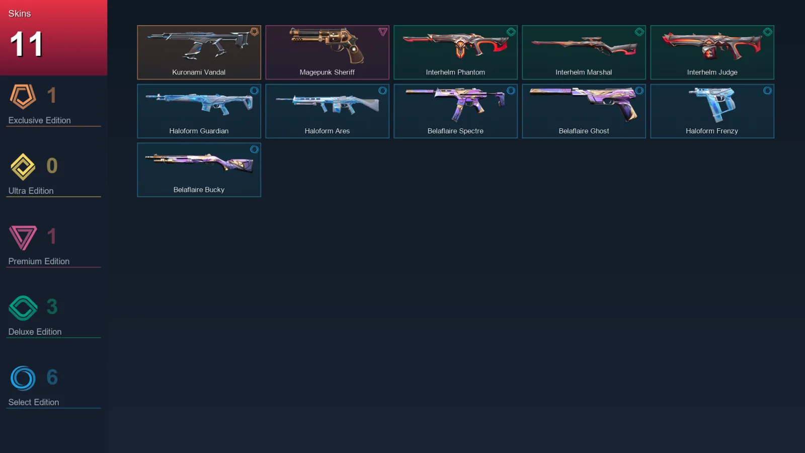 EU | Lv37 | Unranked | 11 Skin | 12 Agent | 19 Buddy — Valorant account