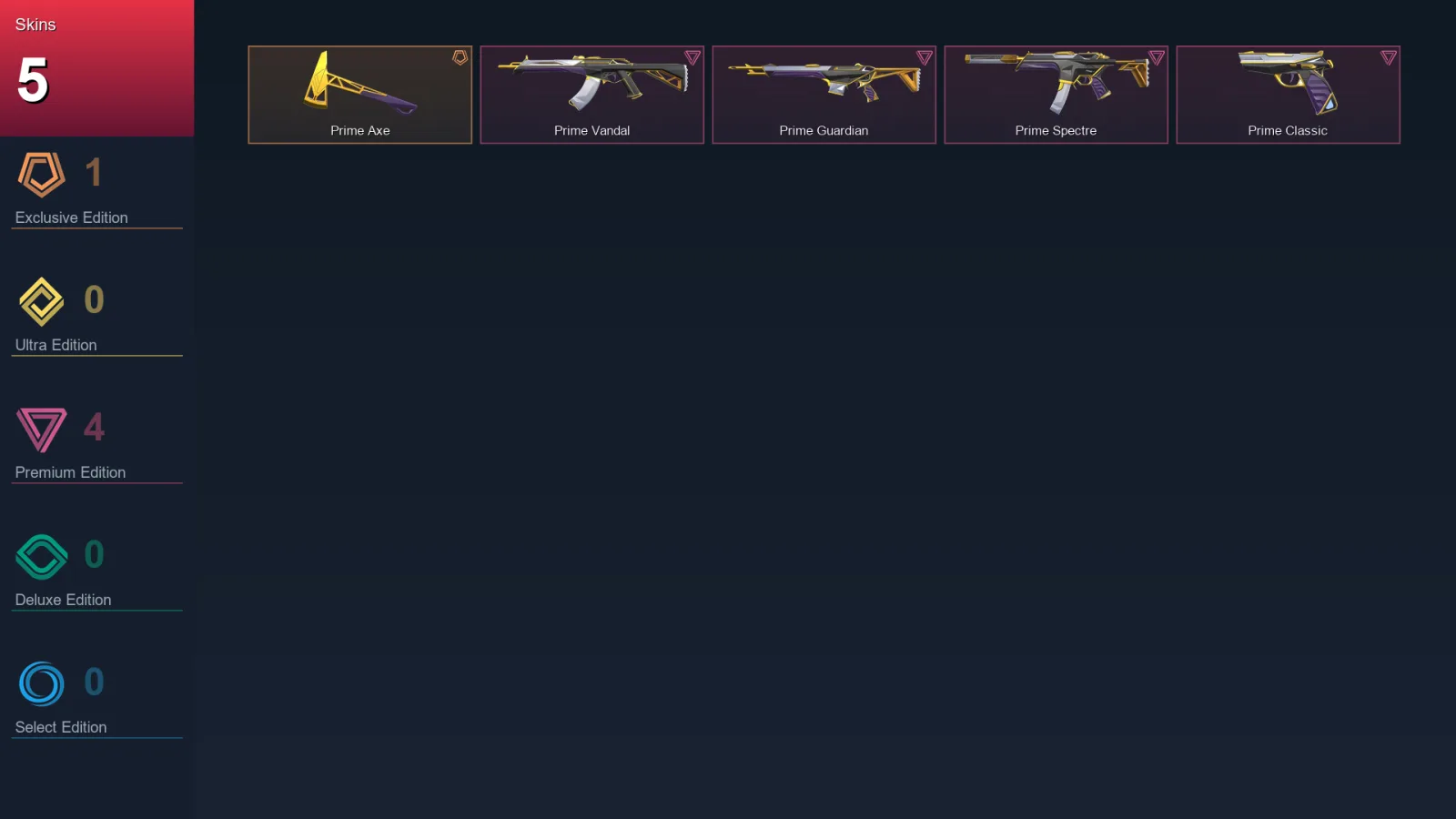 NA | Lv1 | Unranked | 5 Skin | 5 Agent | 2 Buddy