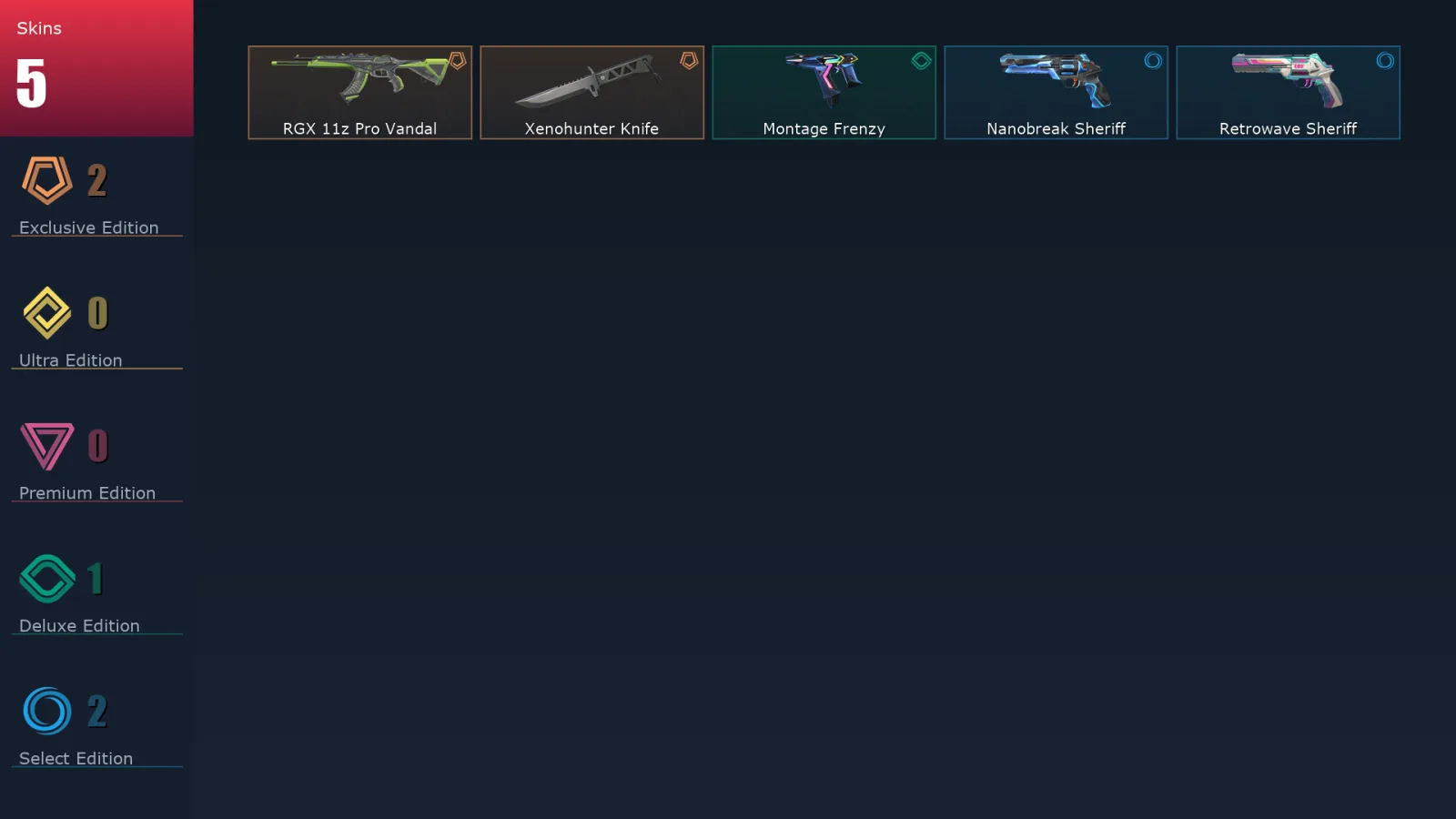 [Valorant] | EU | Level 124 | Platinum 1 | 28 Agents | 5 Skins