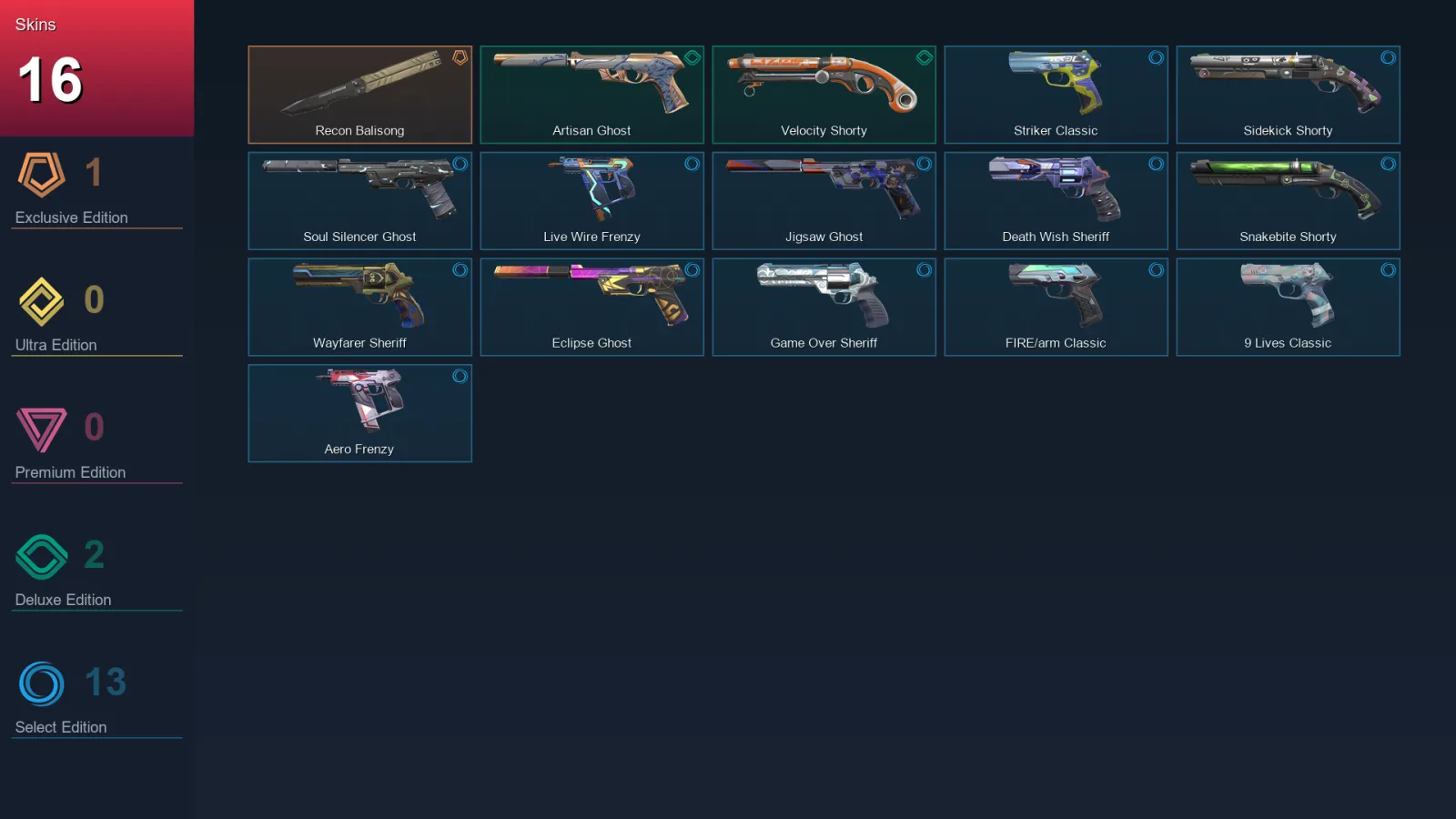 LA | Lv160 | Unranked | 16 Skin | 25 Agent | 76 Buddy — Valorant account