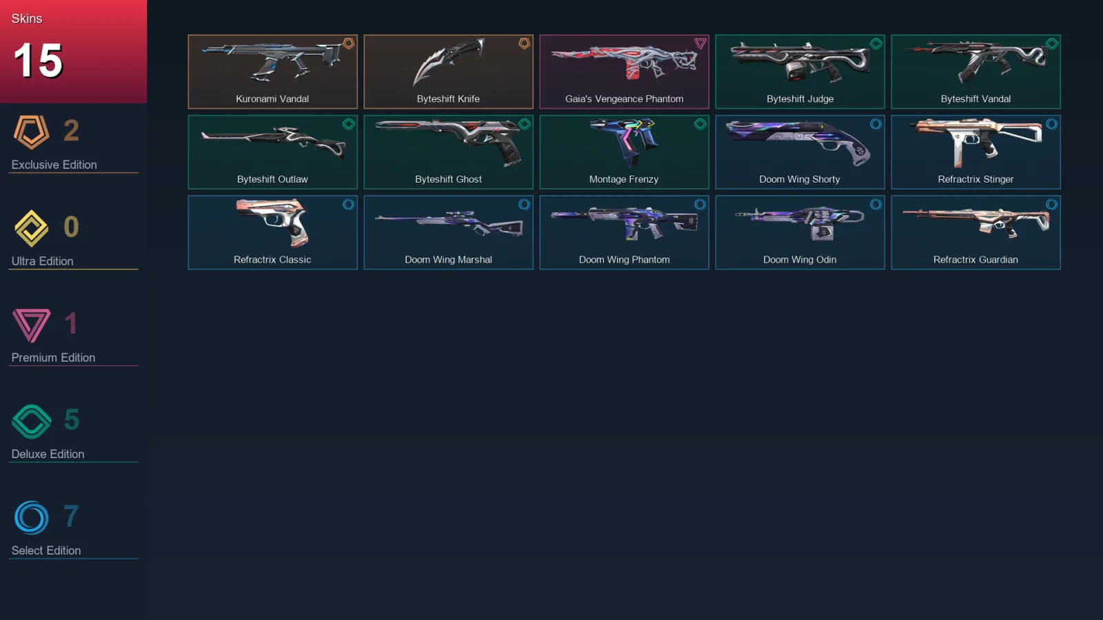 AP | Lv66 | Unranked | 15 Skin | 20 Agent | 29 Buddy