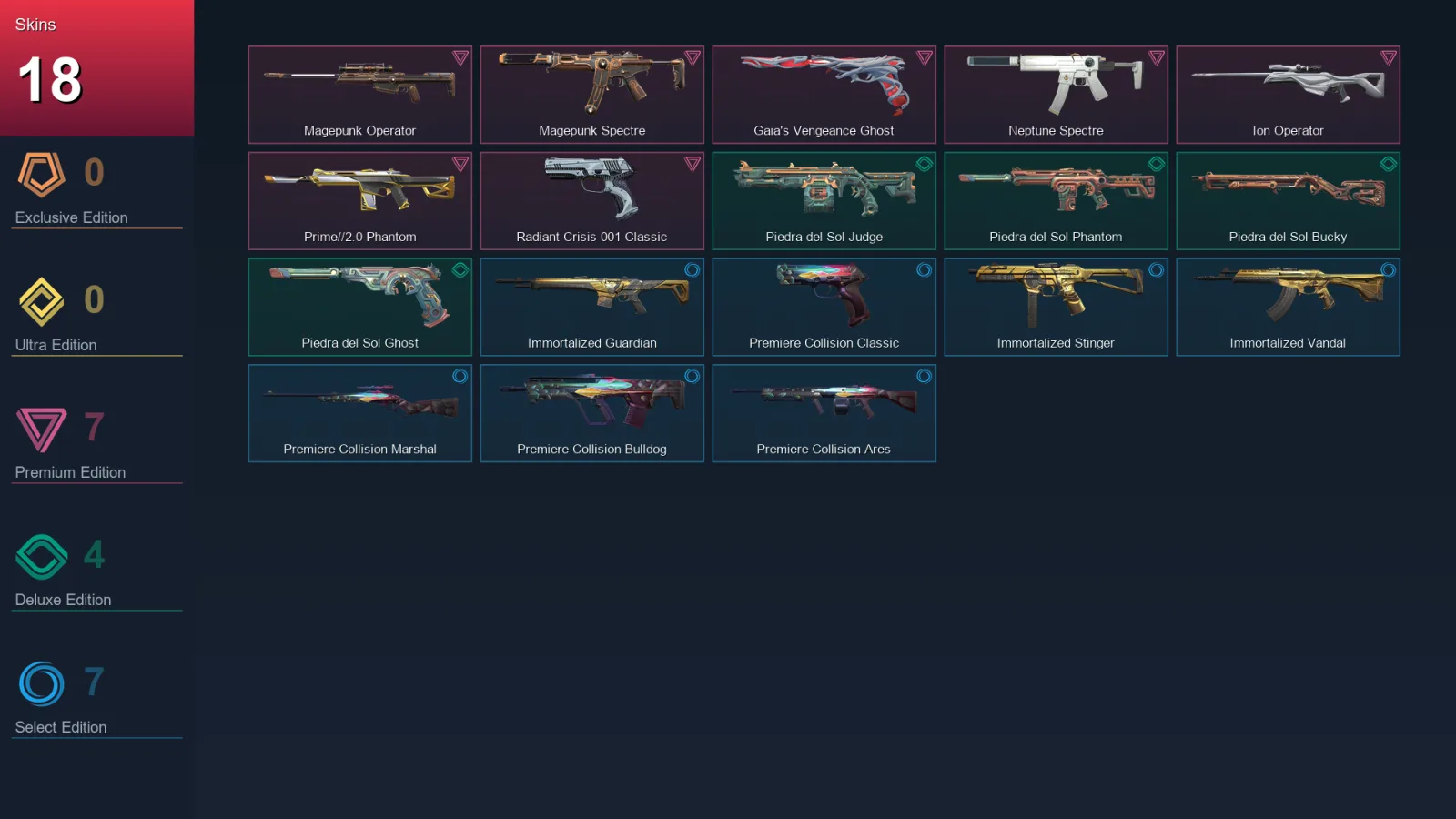 BR | Lv54 | Unranked | 18 Skin | 15 Agent | 29 Buddy — Valorant account