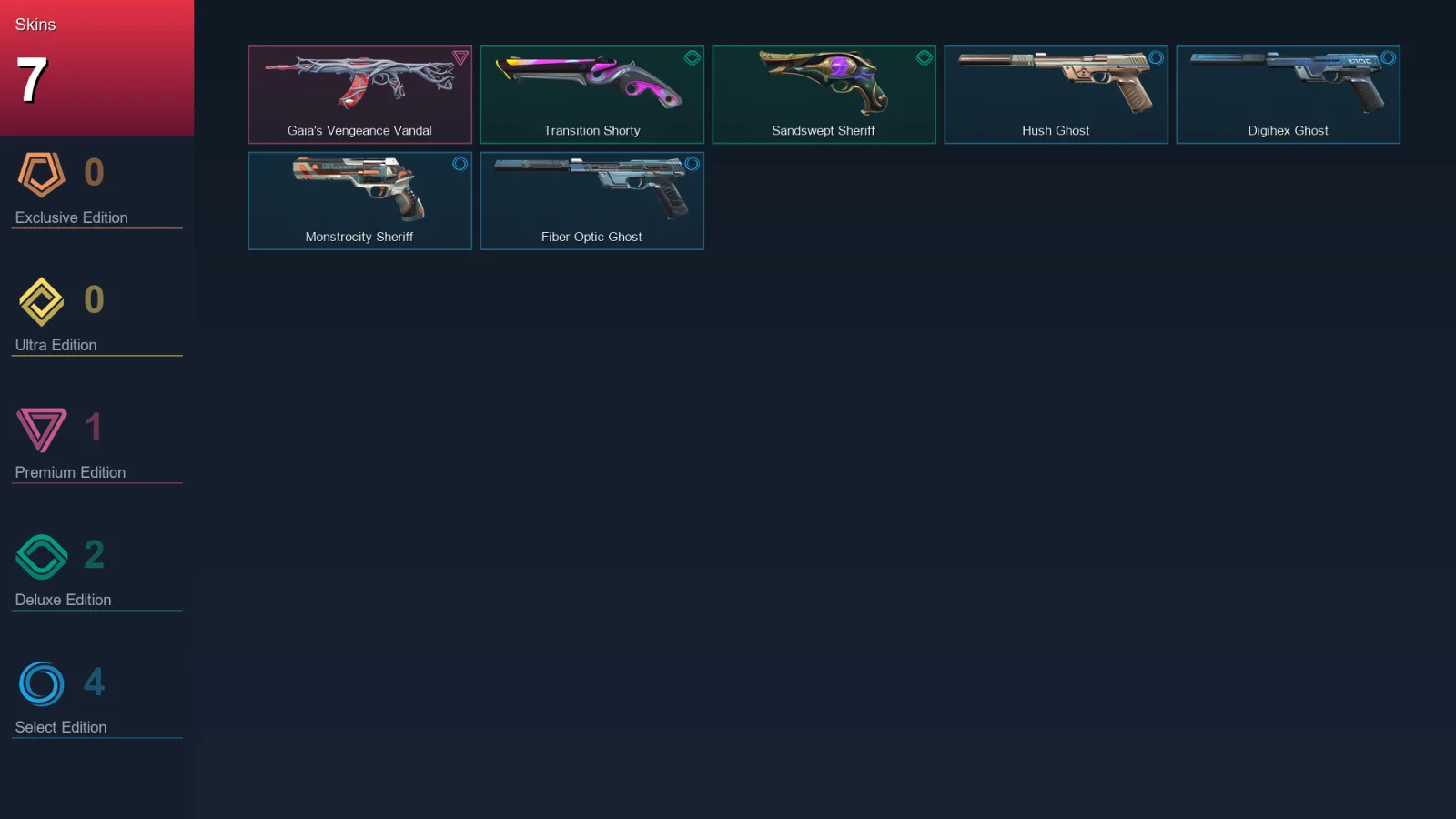 AP | Lv112 | Unranked | 7 Skin | 24 Agent | 34 Buddy