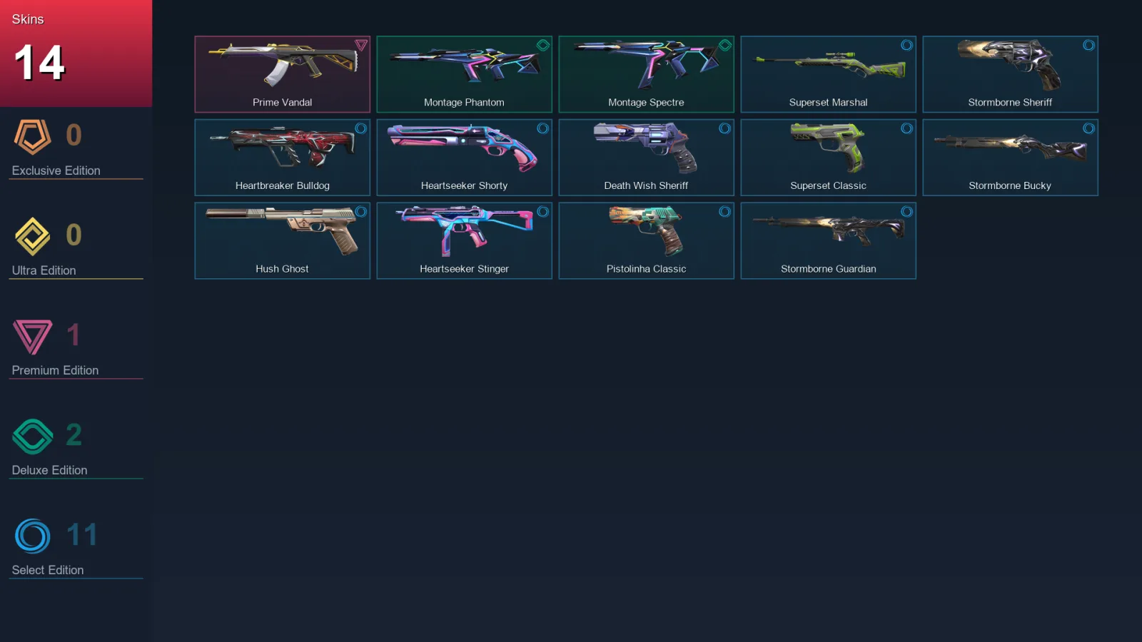 AP | Lv78 | Unranked | 14 Skin | 18 Agent | 36 Buddy — Valorant account