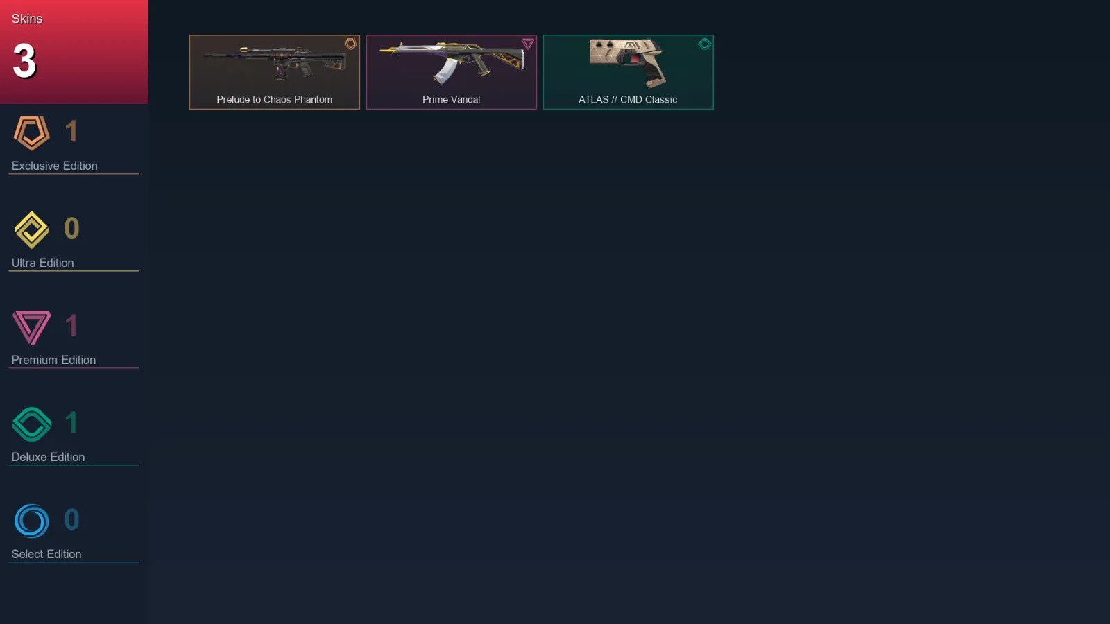 AP | Lv42 | Unranked | 3 Skin | 12 Agent | 15 Buddy