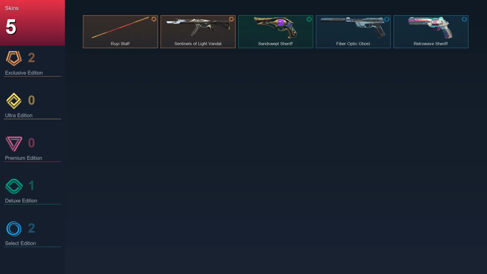 LA | Lv96 | Unranked | 5 Skin | 16 Agent | 32 Buddy