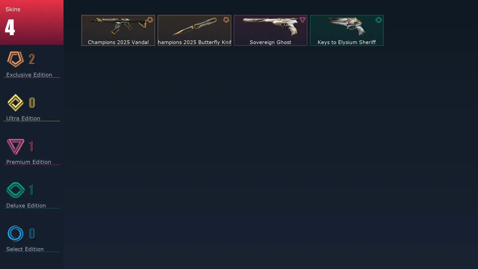 [Valorant] | EU | Level 24 | Gold 1 | 9 Agents | 4 Skins — Valorant account