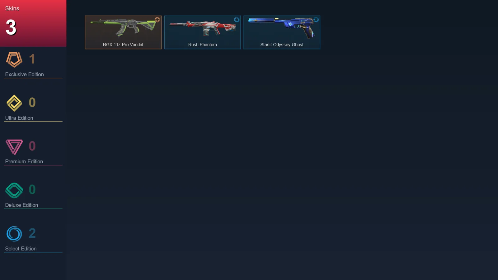 EU | Lv58 | Unranked | 3 Skin | 21 Agent | 29 Buddy