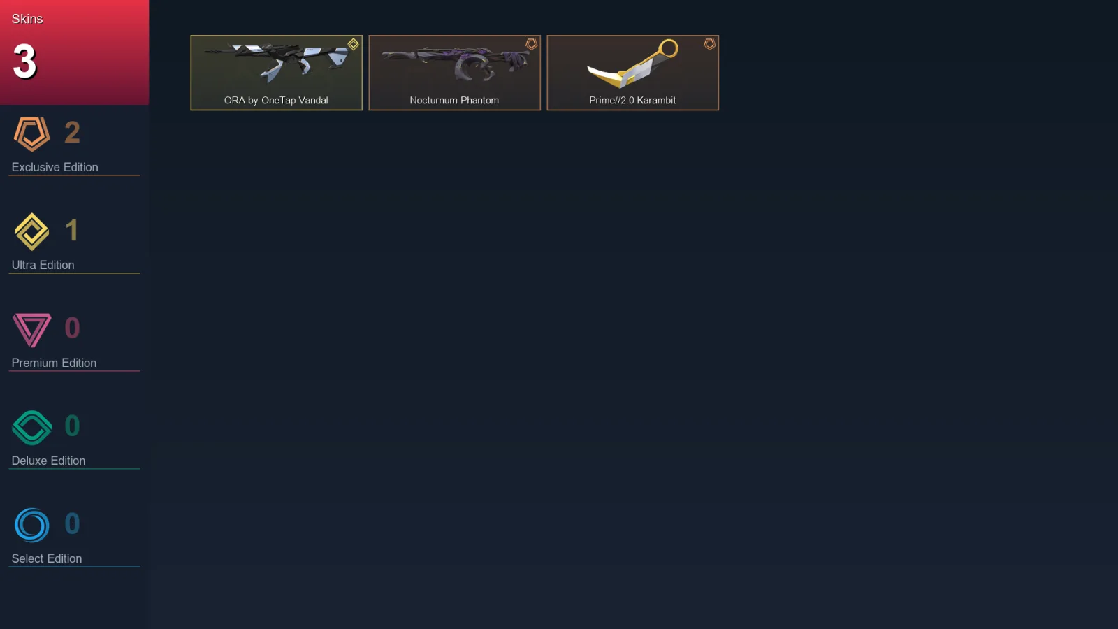 EU | Lv23 | Unranked | 3 Skin | 7 Agent | 8 Buddy