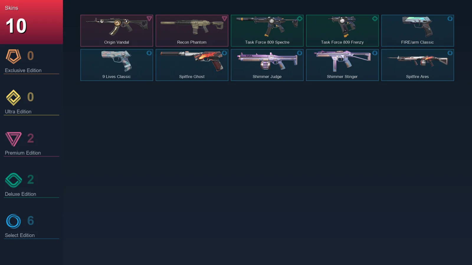 AP | Lv85 | Unranked | 10 Skin | 21 Agent | 29 Buddy