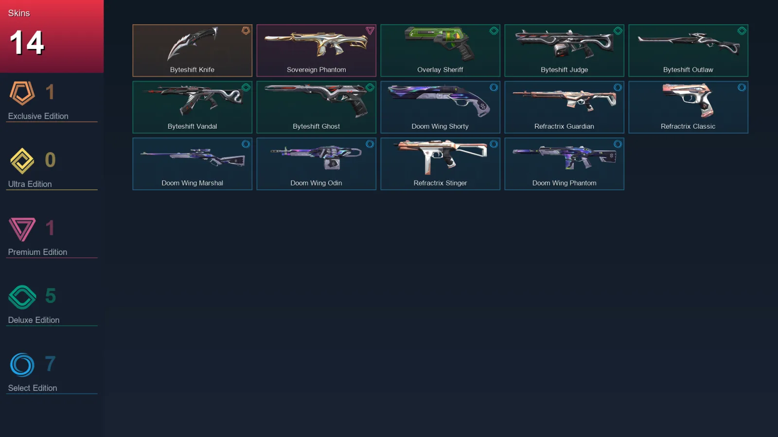 AP | Lv51 | Unranked | 14 Skin | 21 Agent | 28 Buddy